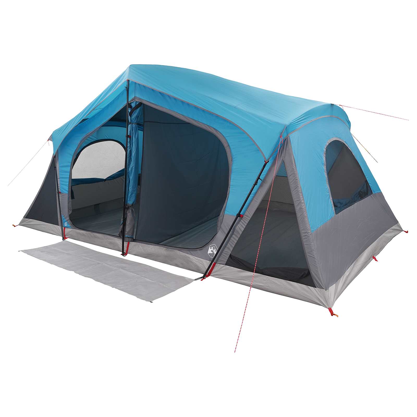 Tenda Capanna Blu 10 persone Poliestere e Acciaio