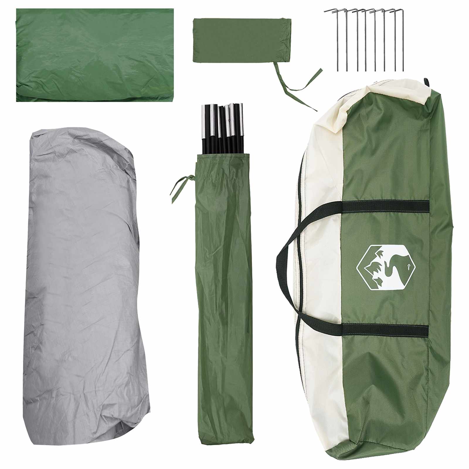 Tenda Istantanea Verde 305 x 215 x 140 cm Poliestere e Acciaio