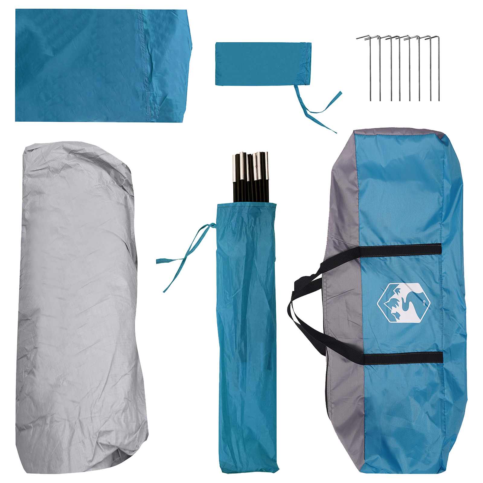 Tenda Istantanea Blu 305 x 215 x 140 cm Poliestere e Acciaio