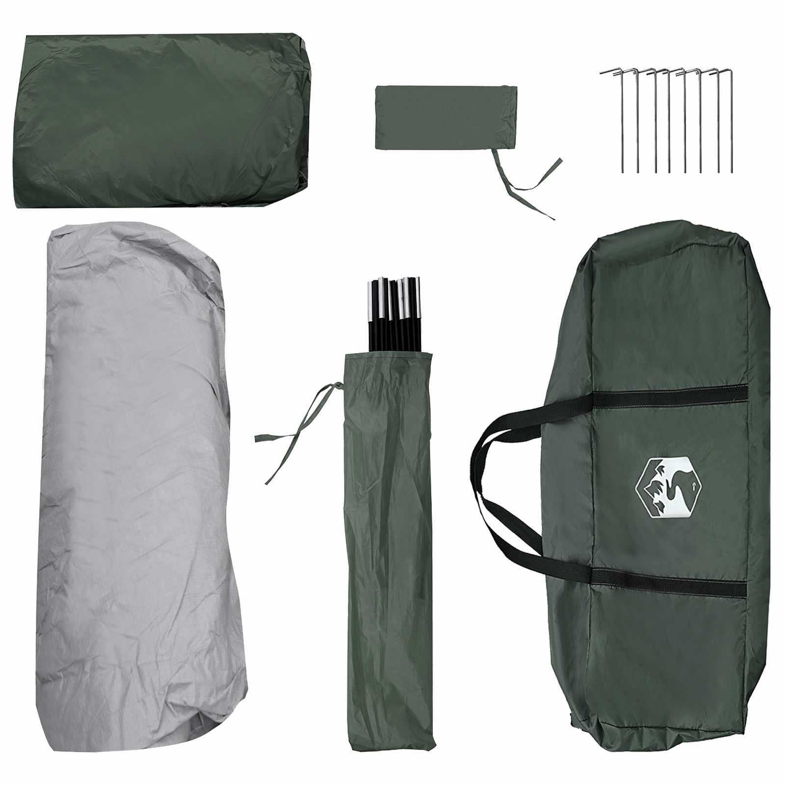 Tenda Istantanea Verde militare 305 x 215 x 140 cm