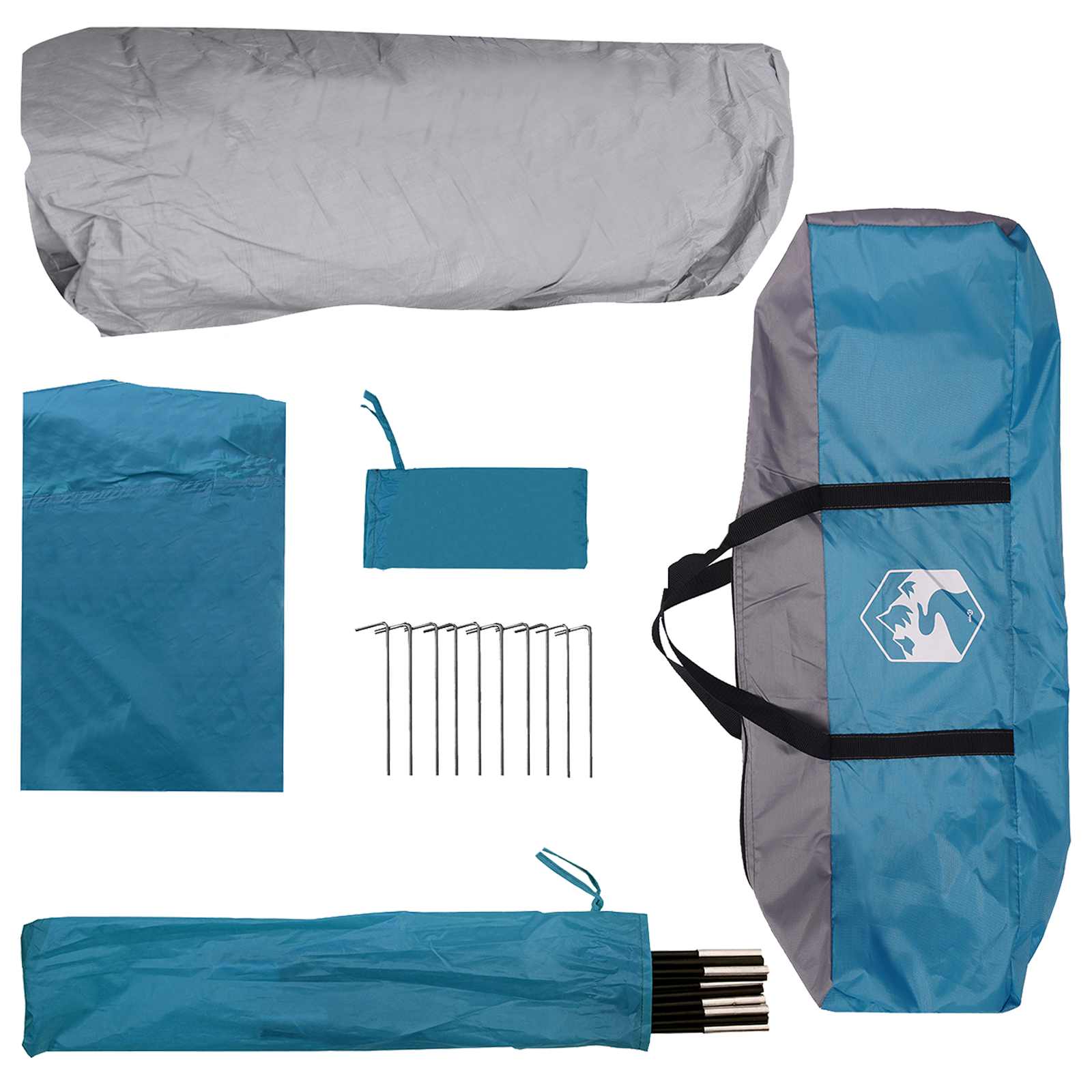 Tenda Istantanea Blu 305 x 275 x 190 cm Poliestere e Acciaio