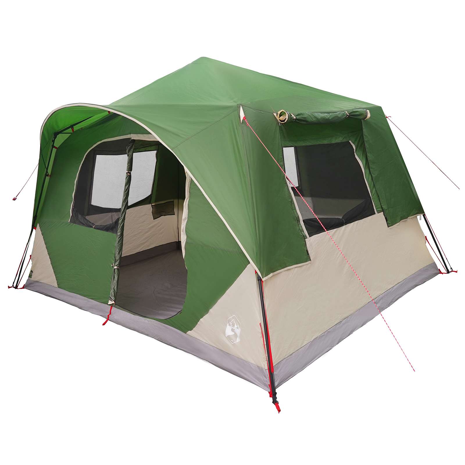 Tenda Istantanea 8 persona Verde Poliestere e Acciaio