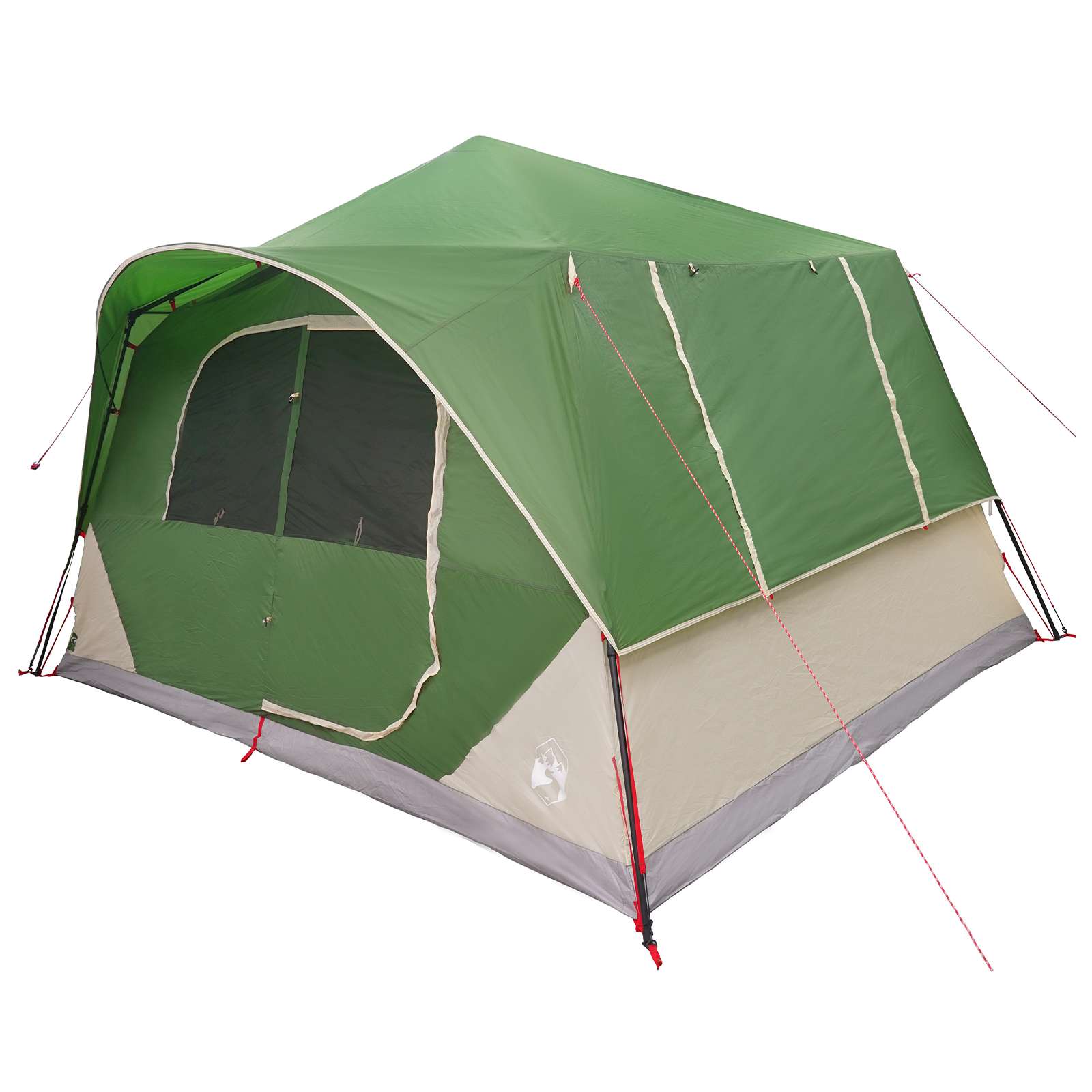 Tenda Istantanea 8 persona Verde Poliestere e Acciaio