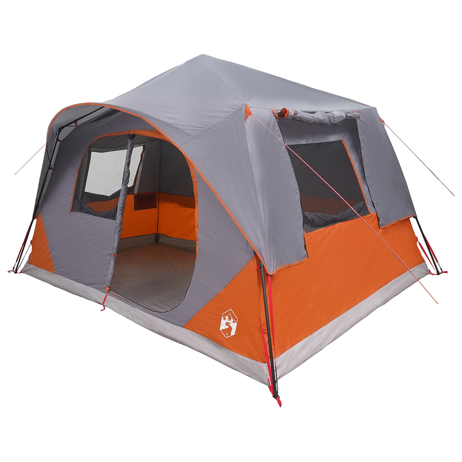 Tenda Istantanea 8 persona Grigio e arancione