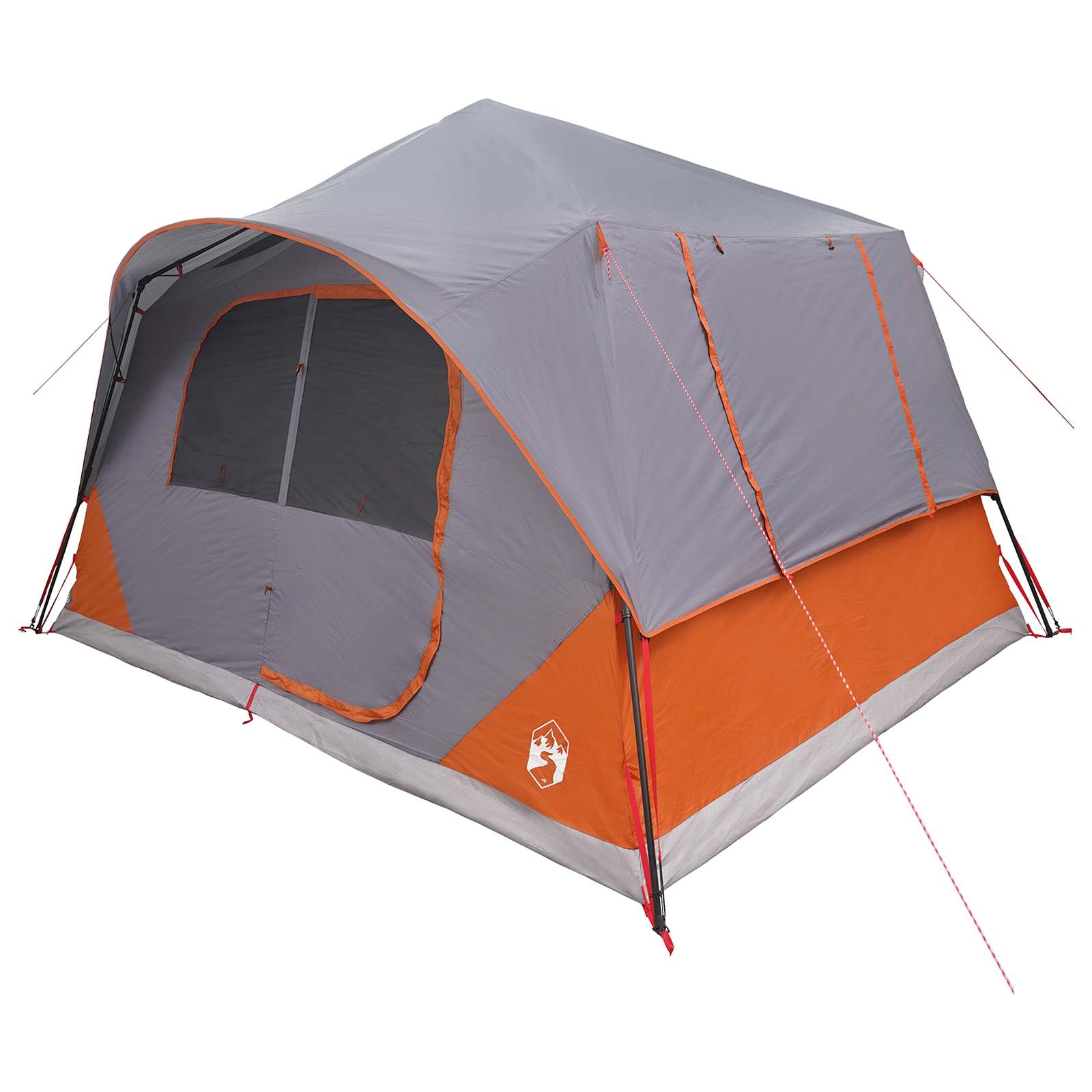 Tenda Istantanea 8 persona Grigio e arancione