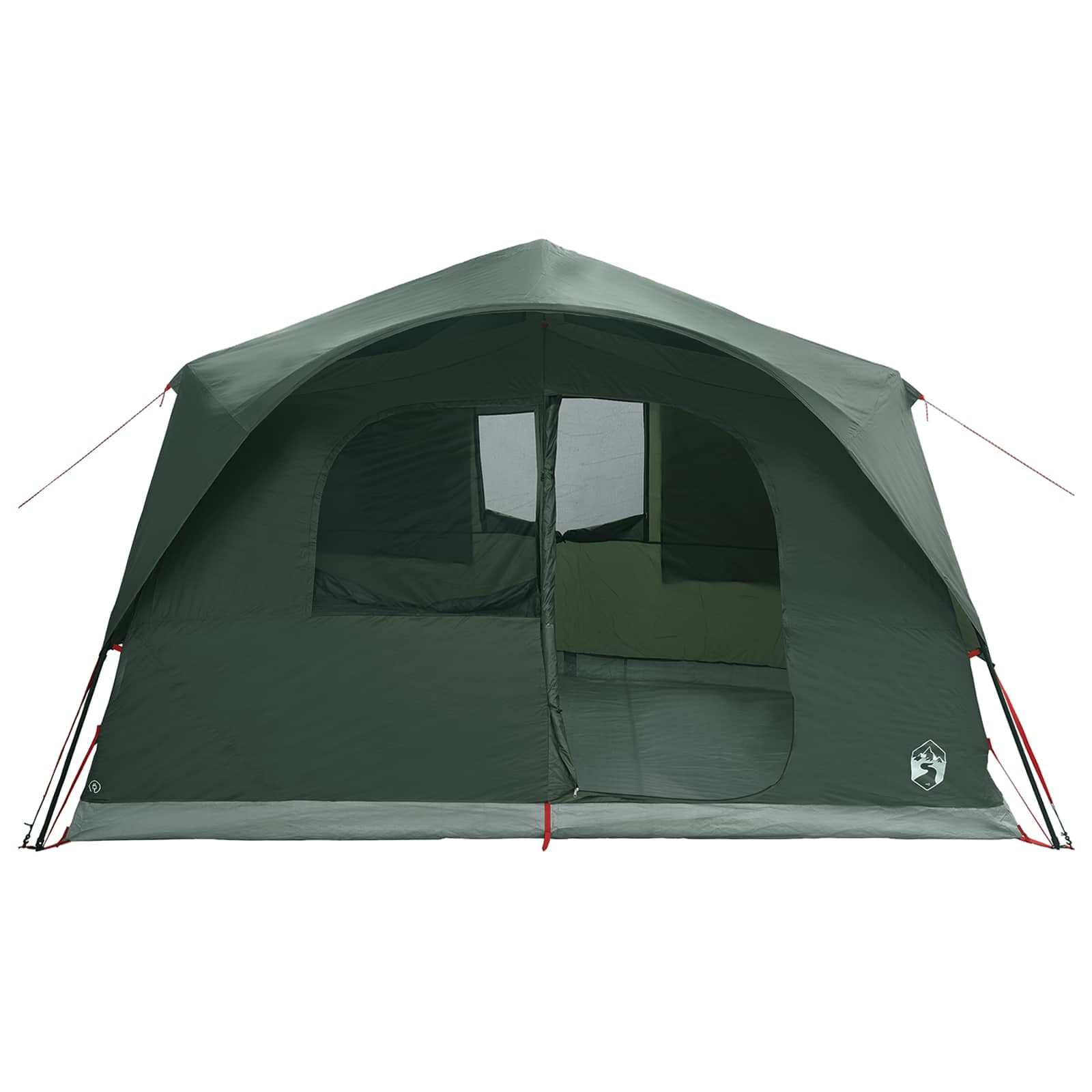 Tenda Istantanea 8 persona Verde militare Poliestere e Acciaio