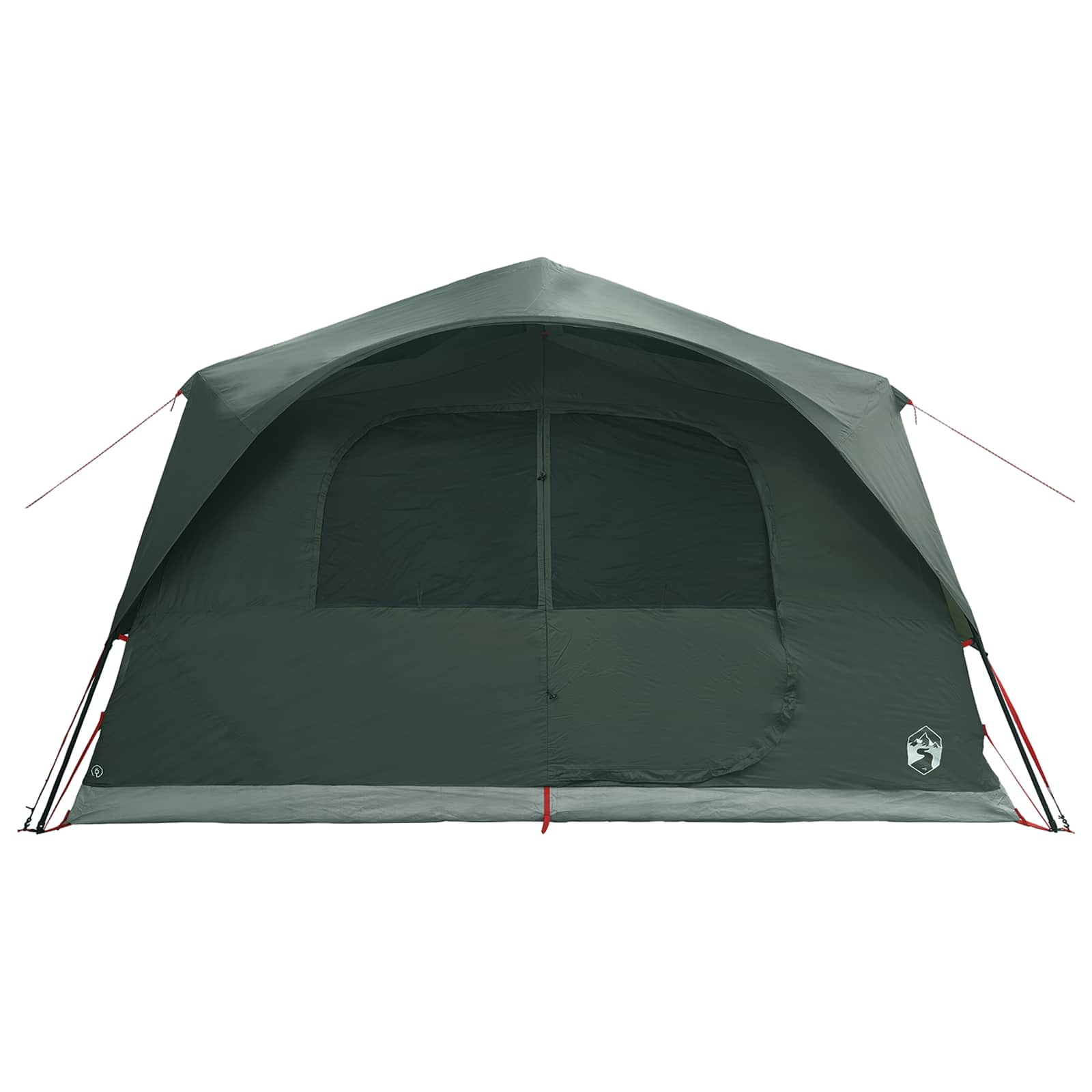 Tenda Istantanea 8 persona Verde militare Poliestere e Acciaio