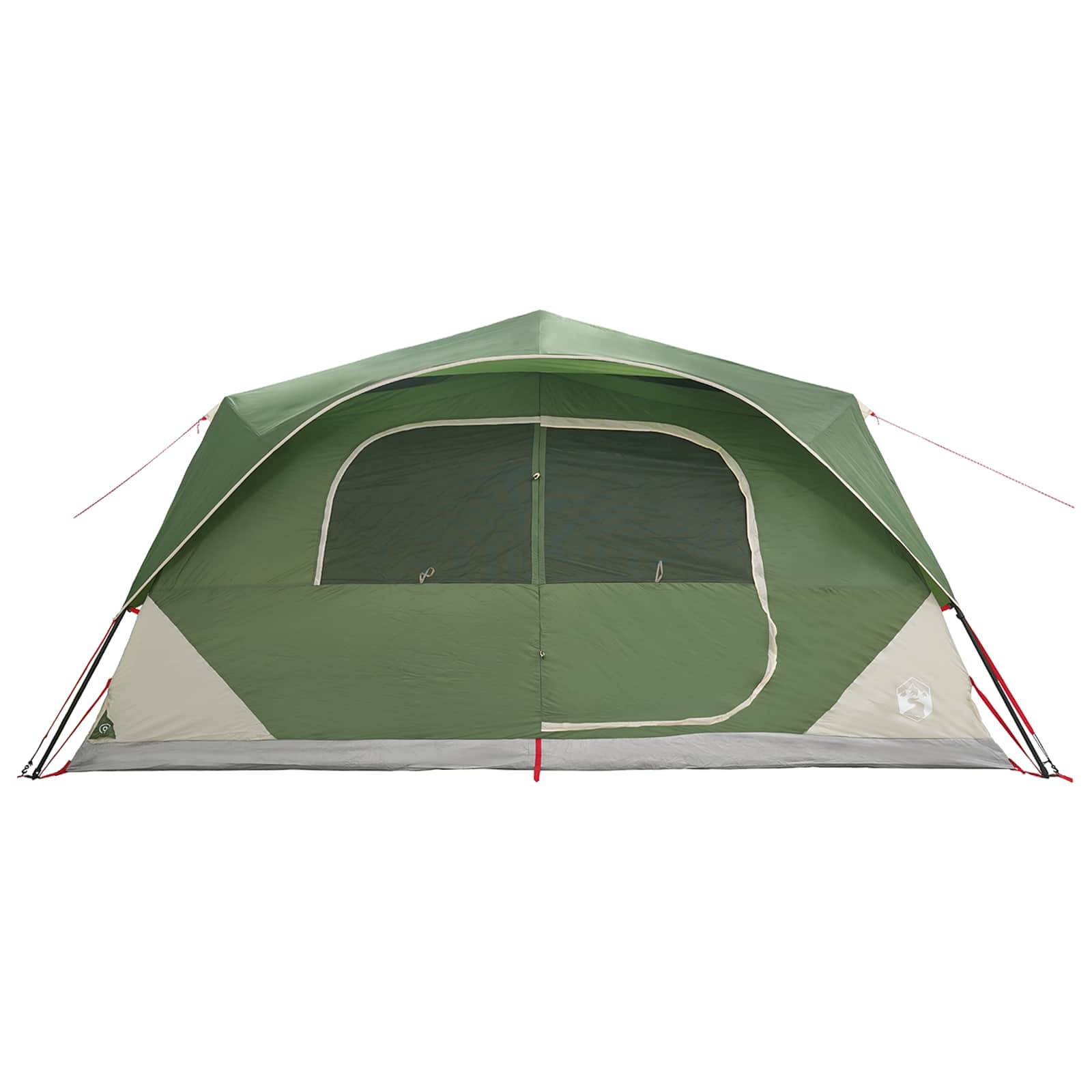 Tenda Istantanea 10 persona Verde Poliestere e Acciaio