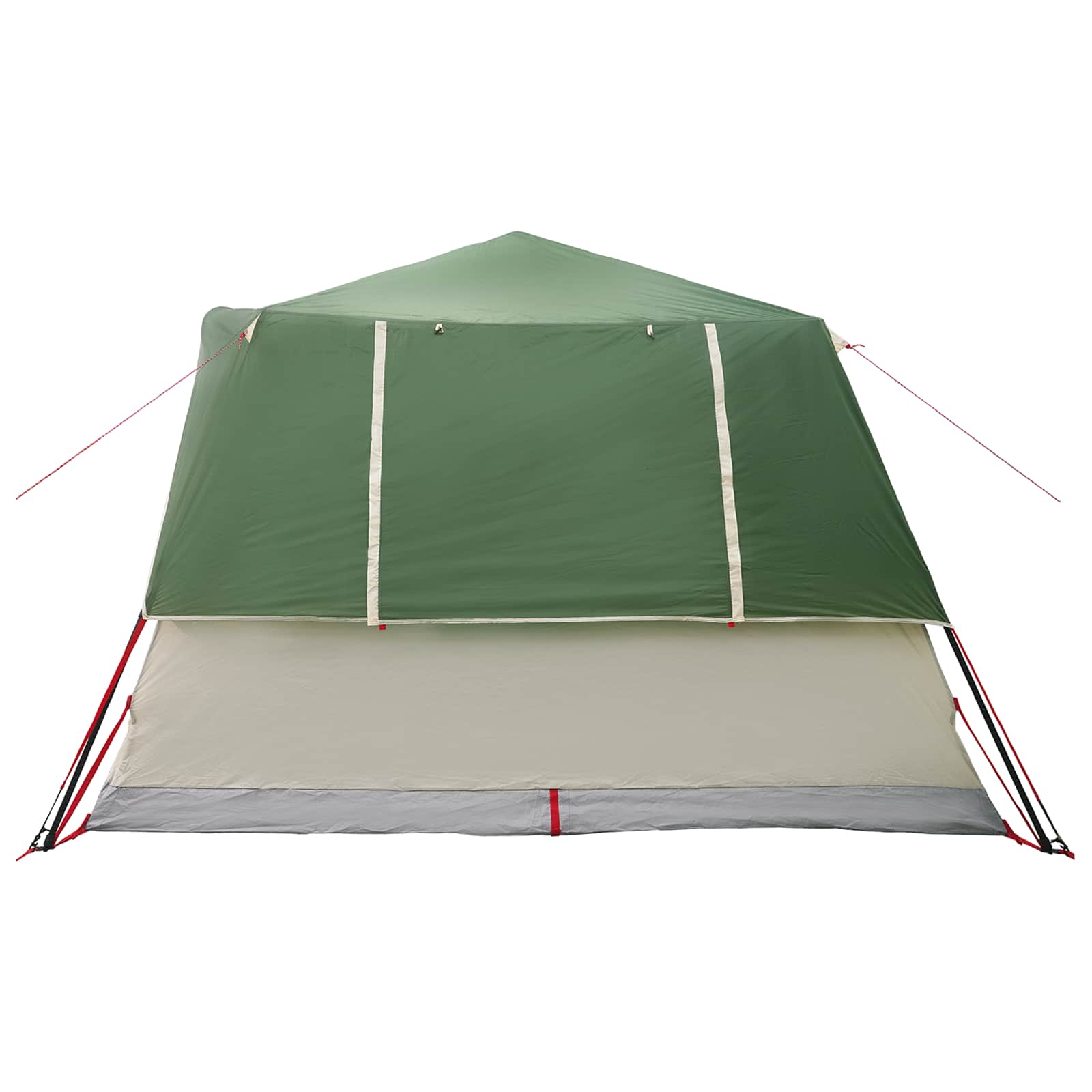 Tenda Istantanea 10 persona Verde Poliestere e Acciaio