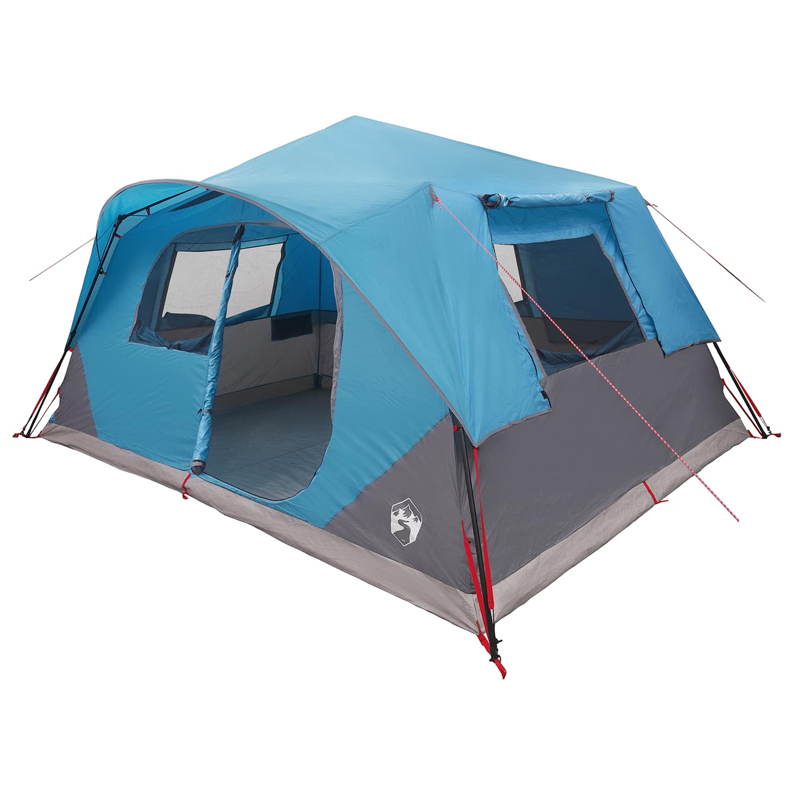 Tenda Istantanea 10 persona Blu Poliestere e Acciaio