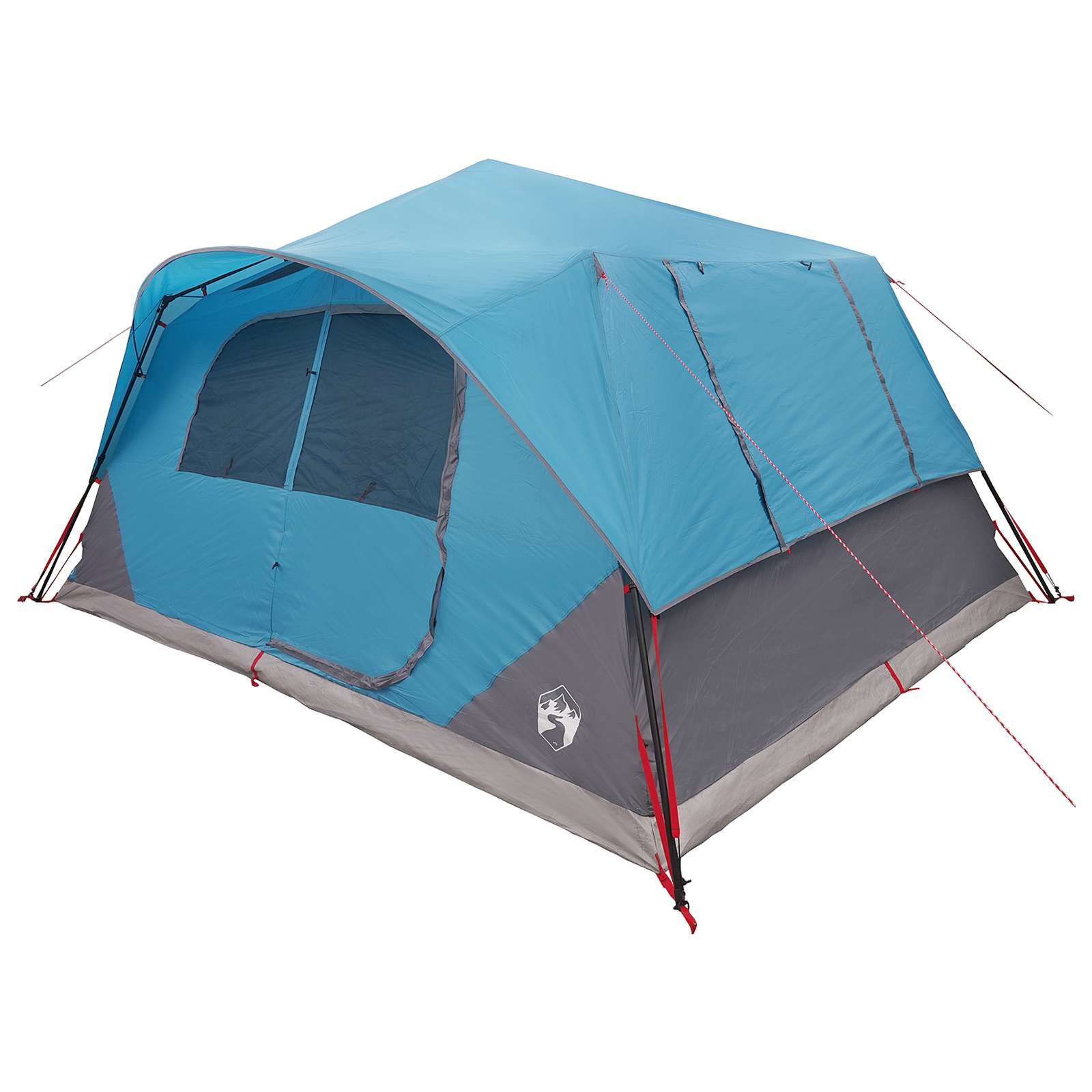 Tenda Istantanea 10 persona Blu Poliestere e Acciaio