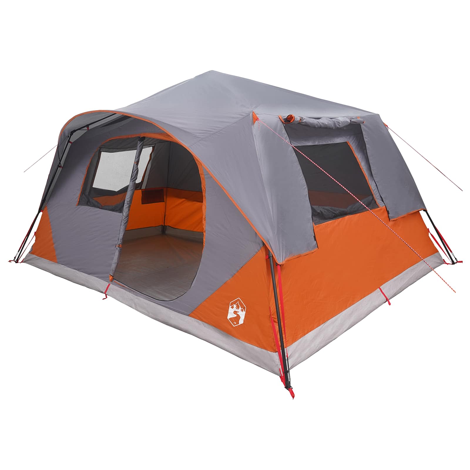 Tenda Istantanea 10 persona Grigio e arancione