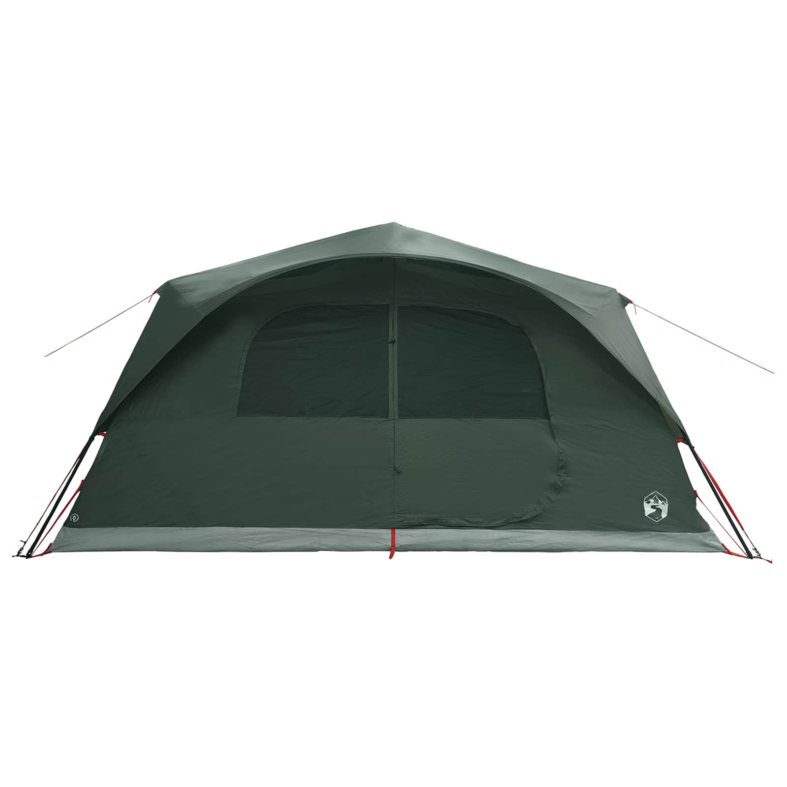 Tenda Istantanea 10 persona Verde militare Poliestere e Acciaio