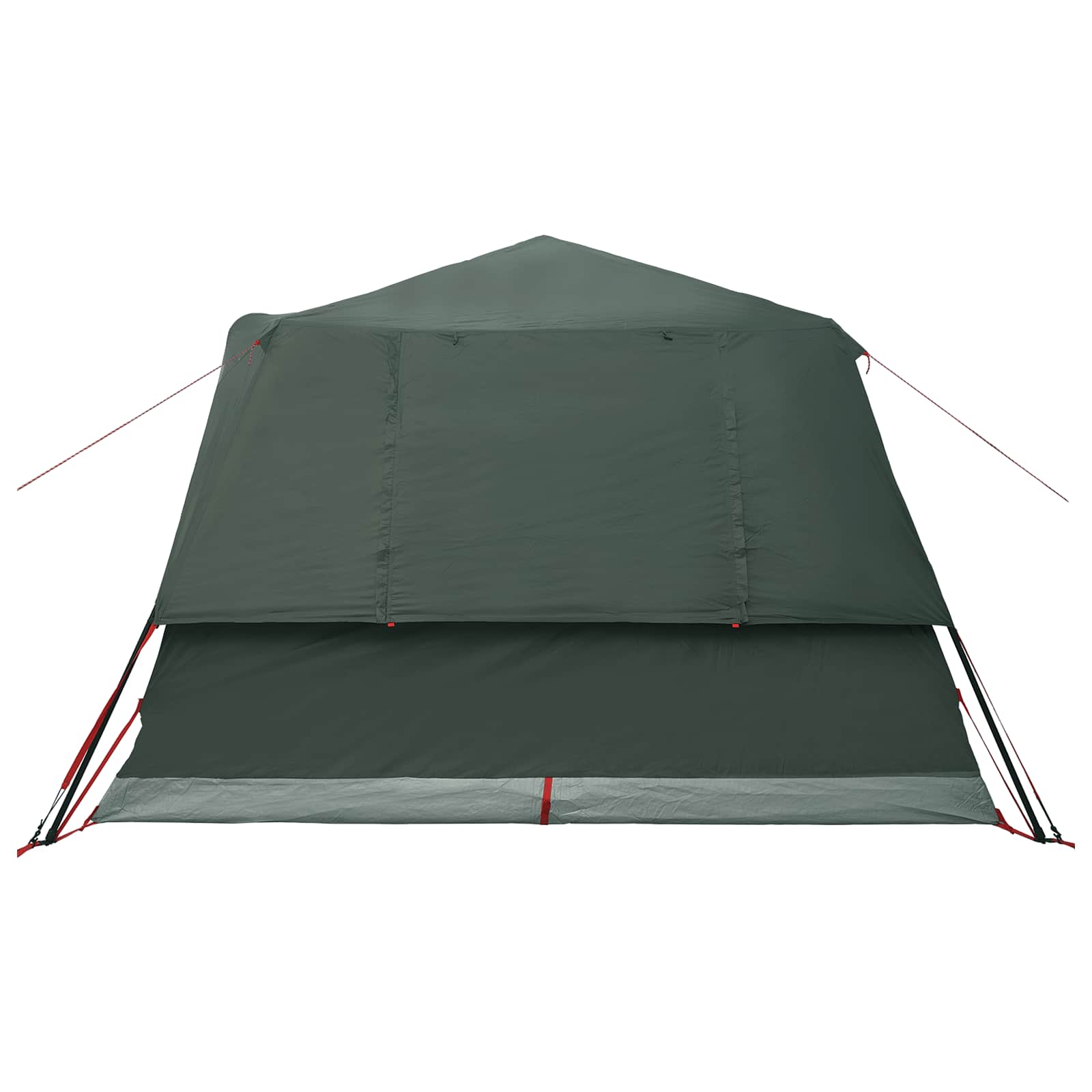 Tenda Istantanea 10 persona Verde militare Poliestere e Acciaio