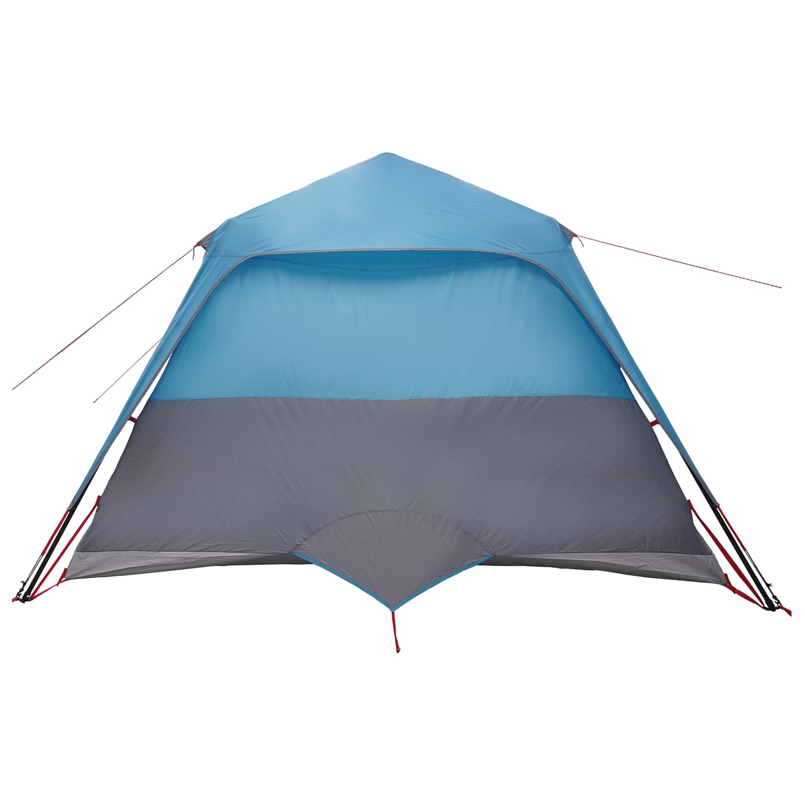 Tenda Familiare Blu 6 persone Poliestere e Acciaio