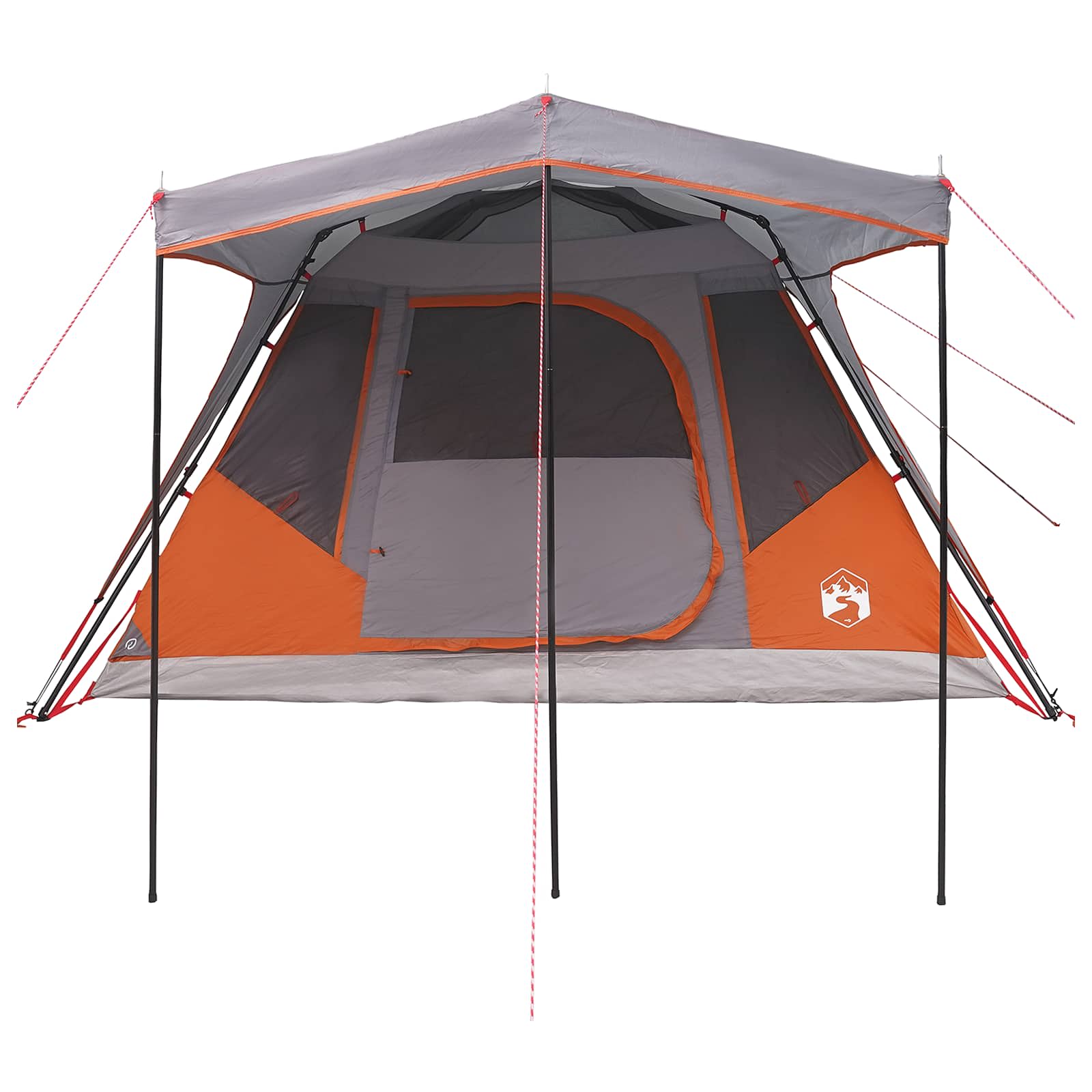 Tenda Familiare Grigio e arancione 6 persone