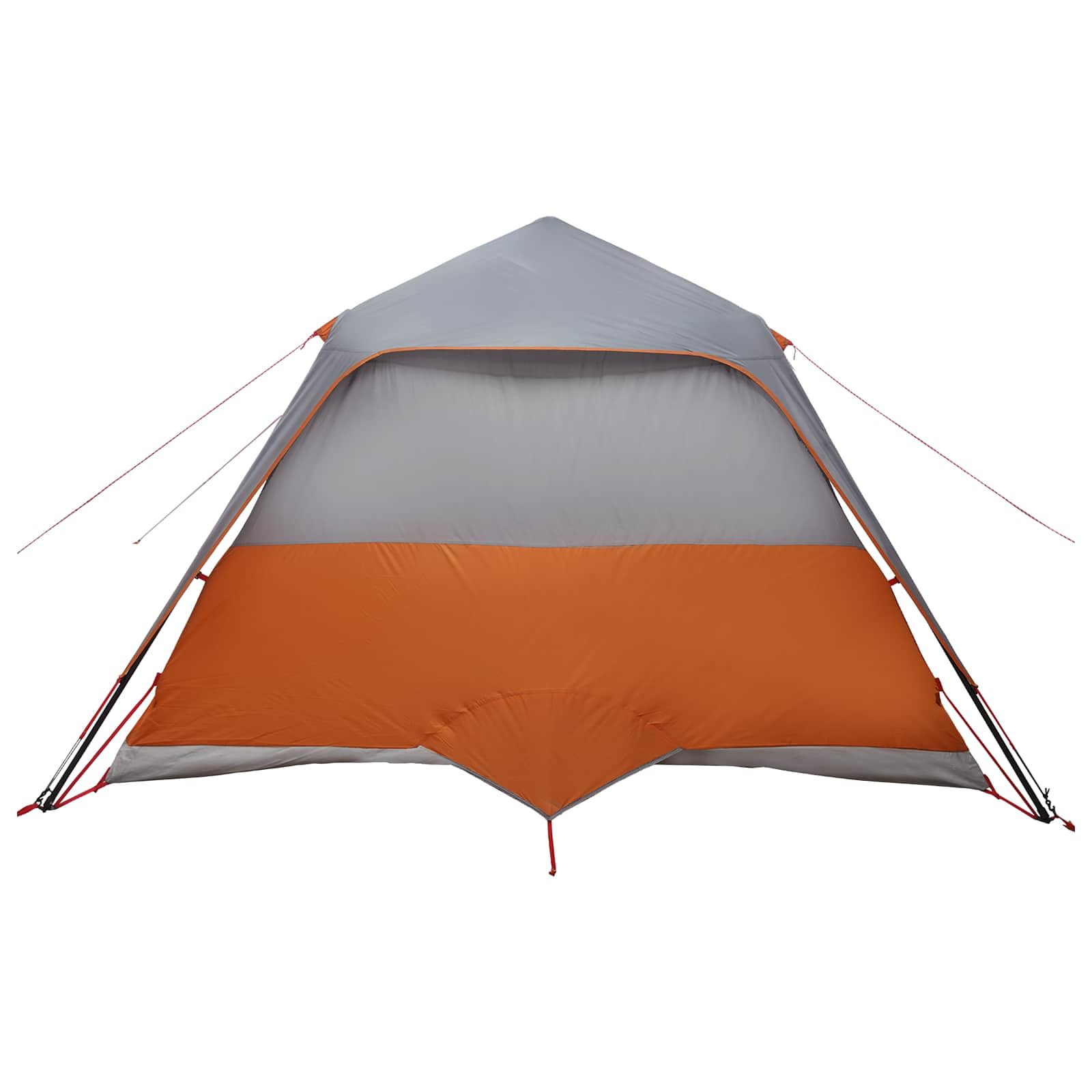 Tenda Familiare Grigio e arancione 6 persone