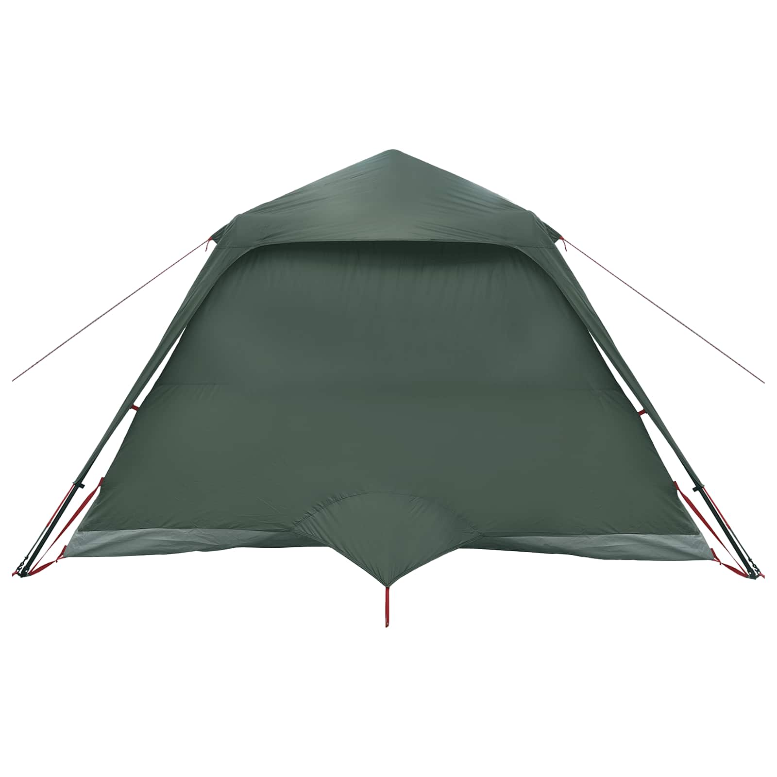 Tenda Familiare Verde militare 6 persone Poliestere e Acciaio