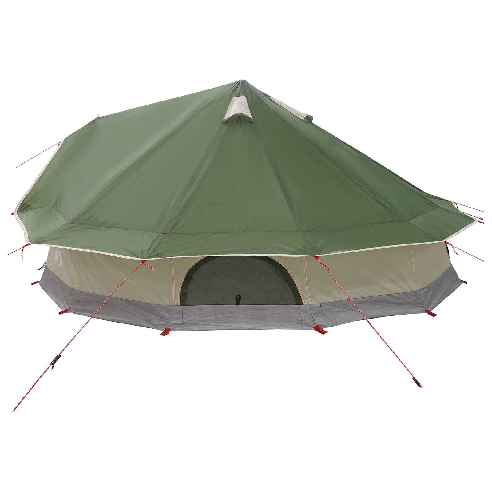 Tenda Tipi 20 persona Verde Poliestere e Acciaio