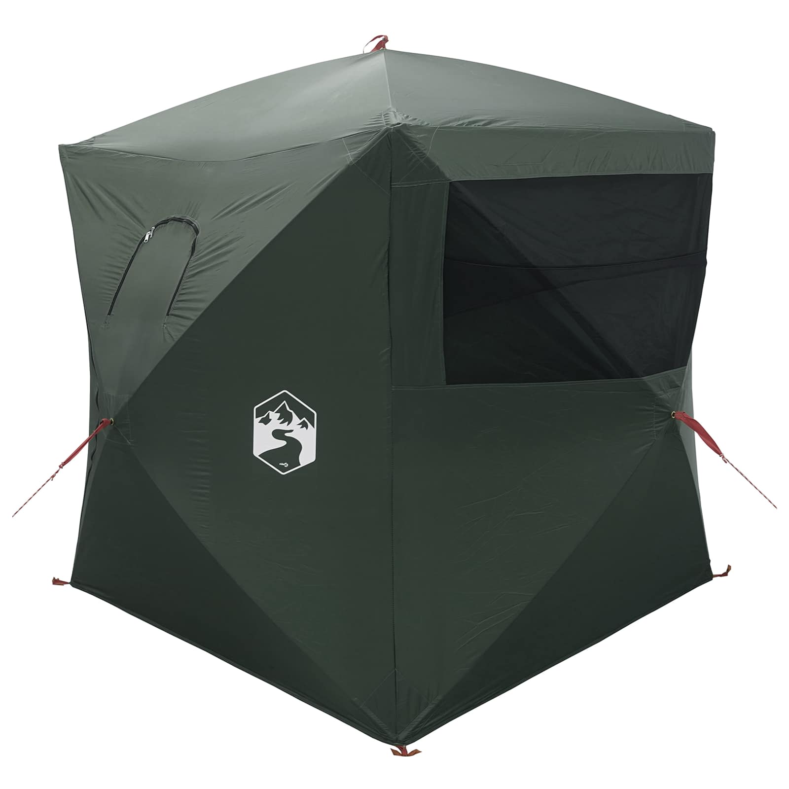 Tenda da Caccia Verde militare 2 persone Poliestere e Acciaio
