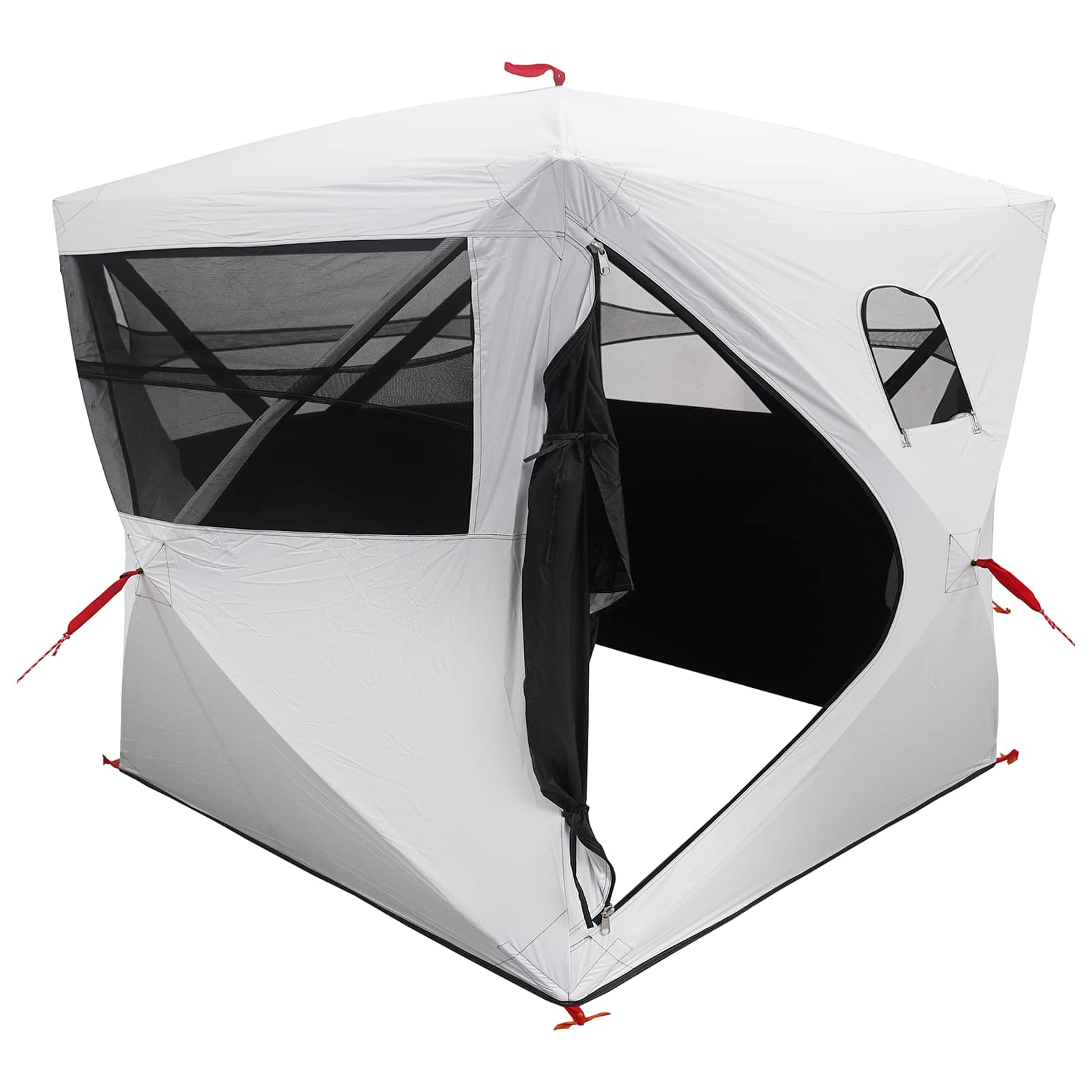 Tenda da Caccia Bianco Blackout 2 persone Poliestere e Acciaio
