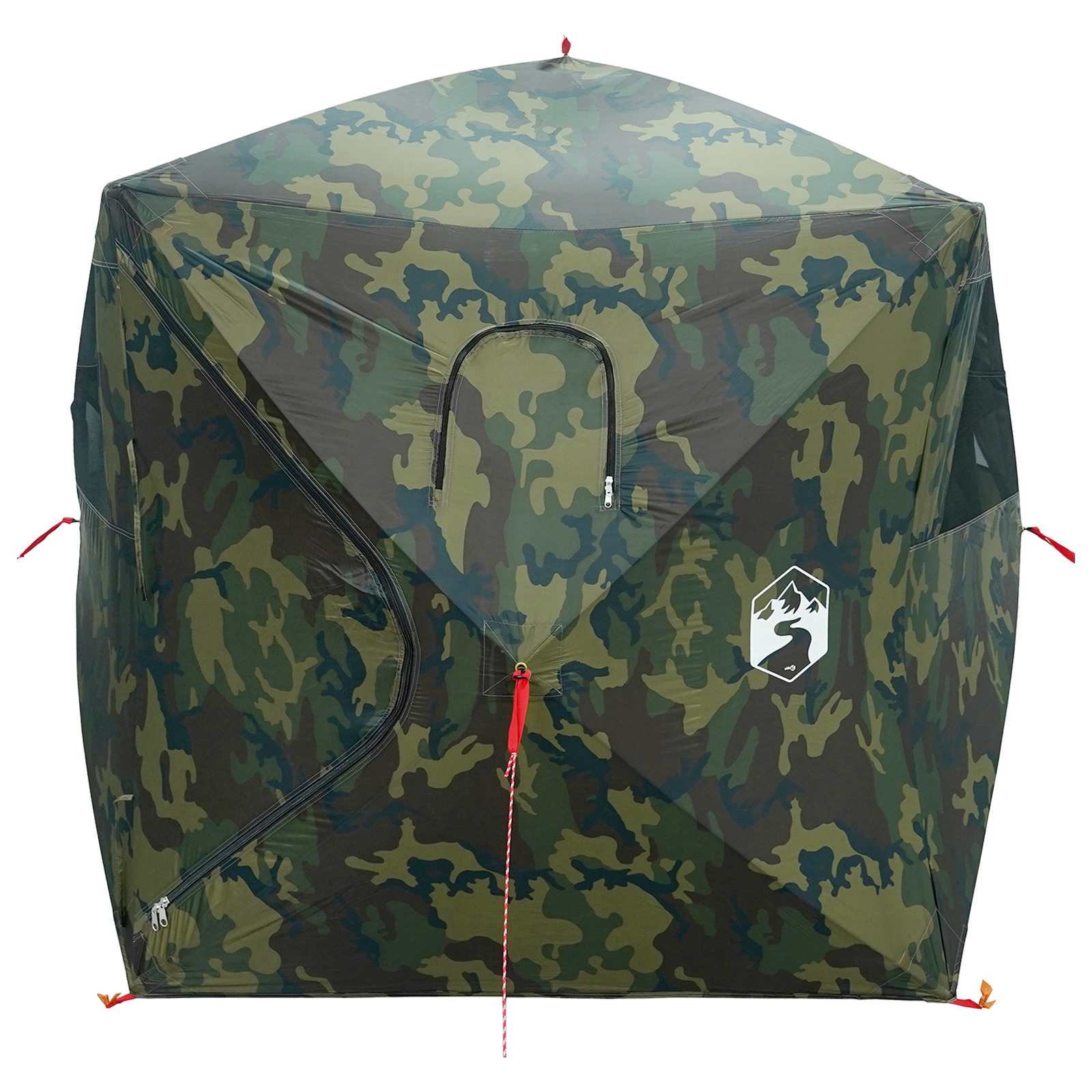 Tenda da Caccia Mimetico 2 persone Poliestere e Acciaio
