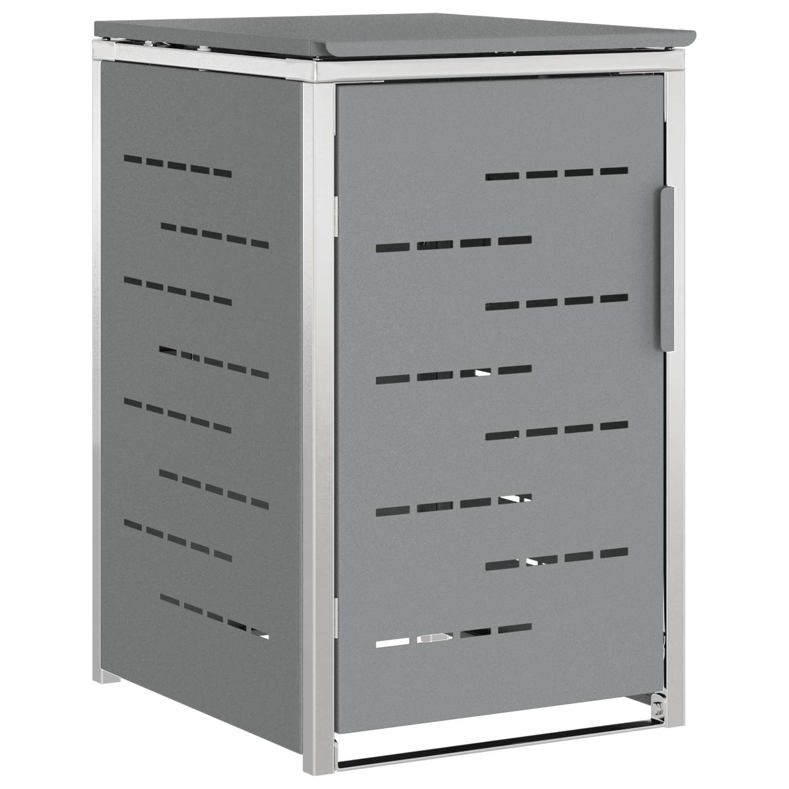 Stoccaggio contenitore a ruote per 1 contenitore 240L Grigio