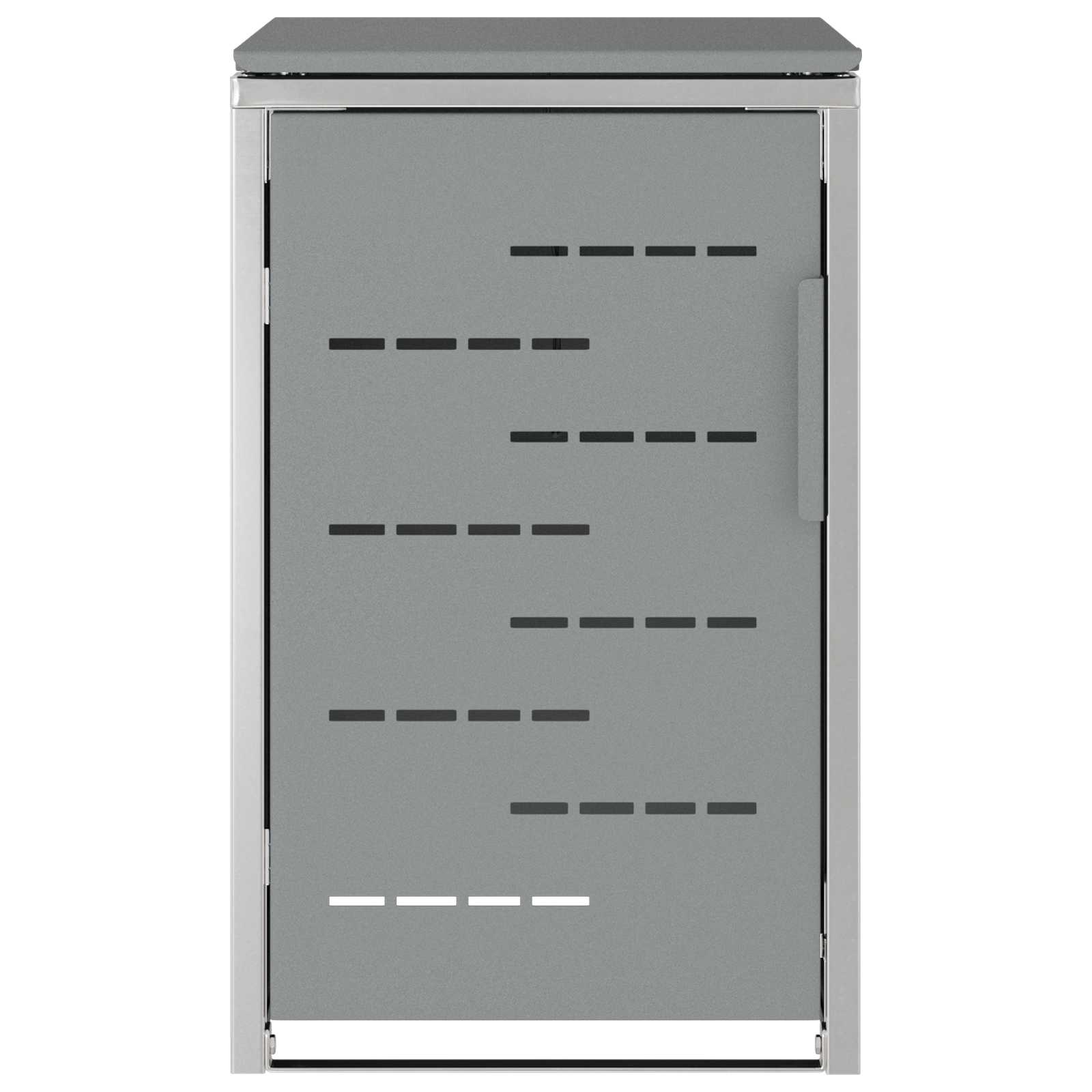 Stoccaggio contenitore a ruote per 1 contenitore 240L Grigio