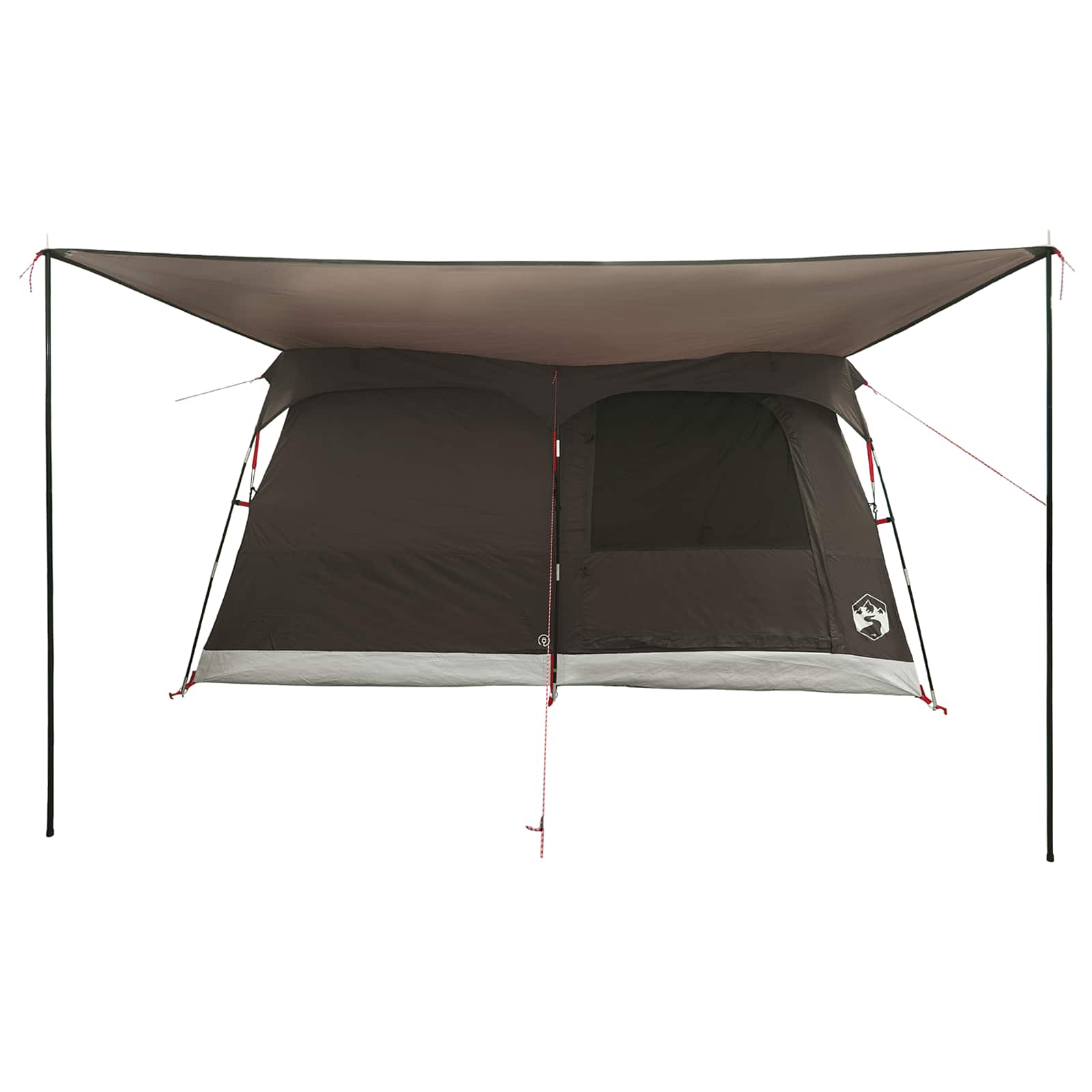 Tenda Familiare 5 persona Marrone Grigio Poliestere
