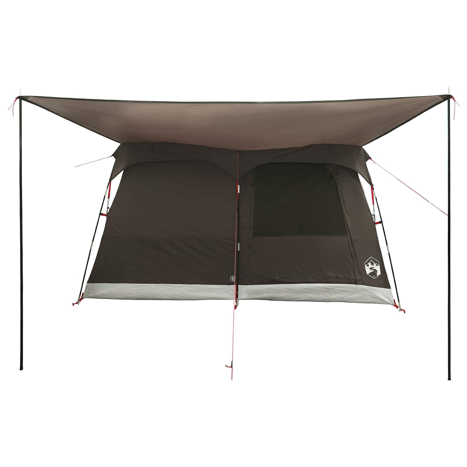 Tenda Familiare 8 persona Marrone Grigio Poliestere