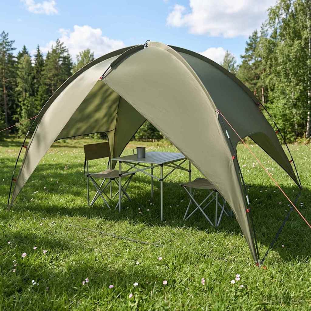Tenda da campeggio con telo antipioggia impermeabile 4 persona