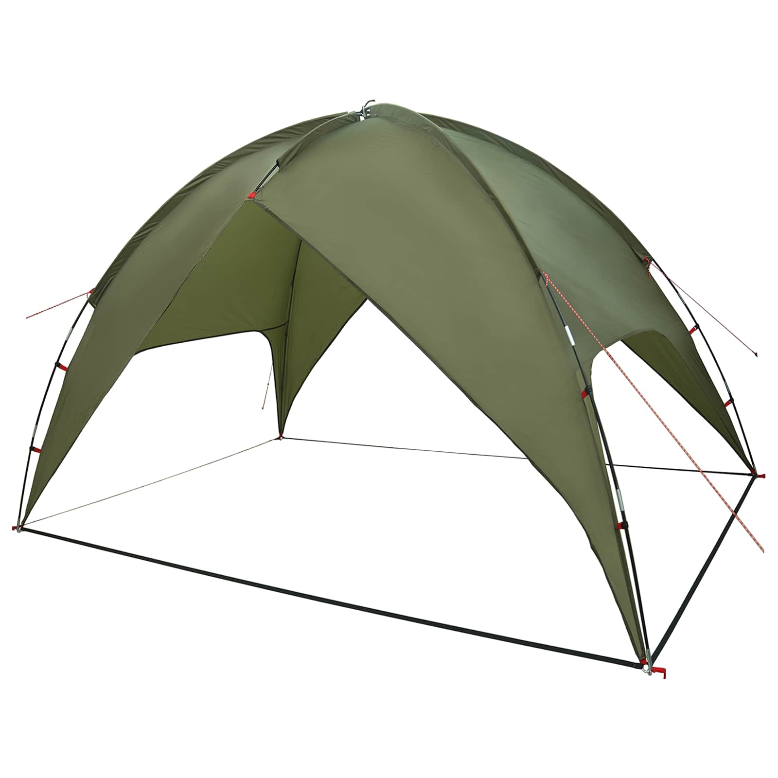 Tenda da campeggio con telo antipioggia impermeabile 4 persona