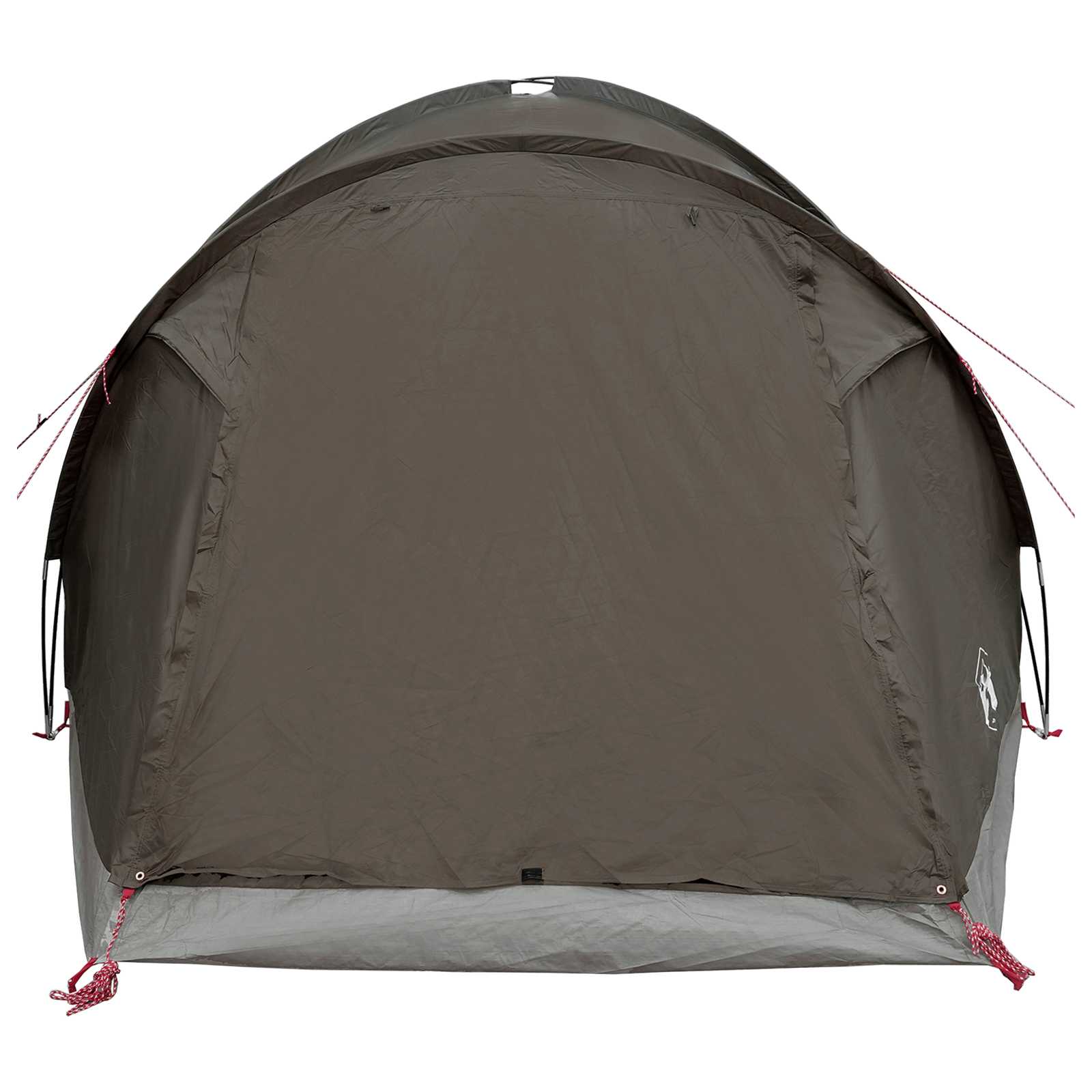 Tenda Capanna 4 persona Marrone grigio Poliestere e Acciaio