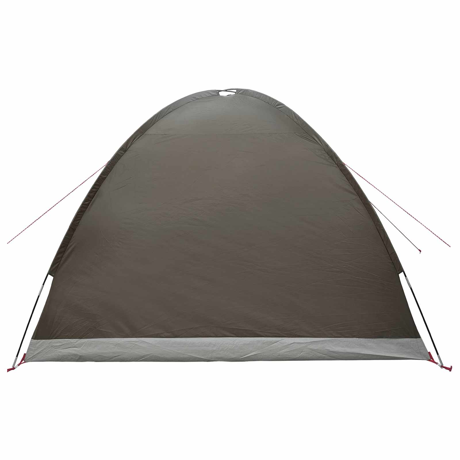 Tenda Capanna 4 persona Marrone grigio Poliestere e Acciaio