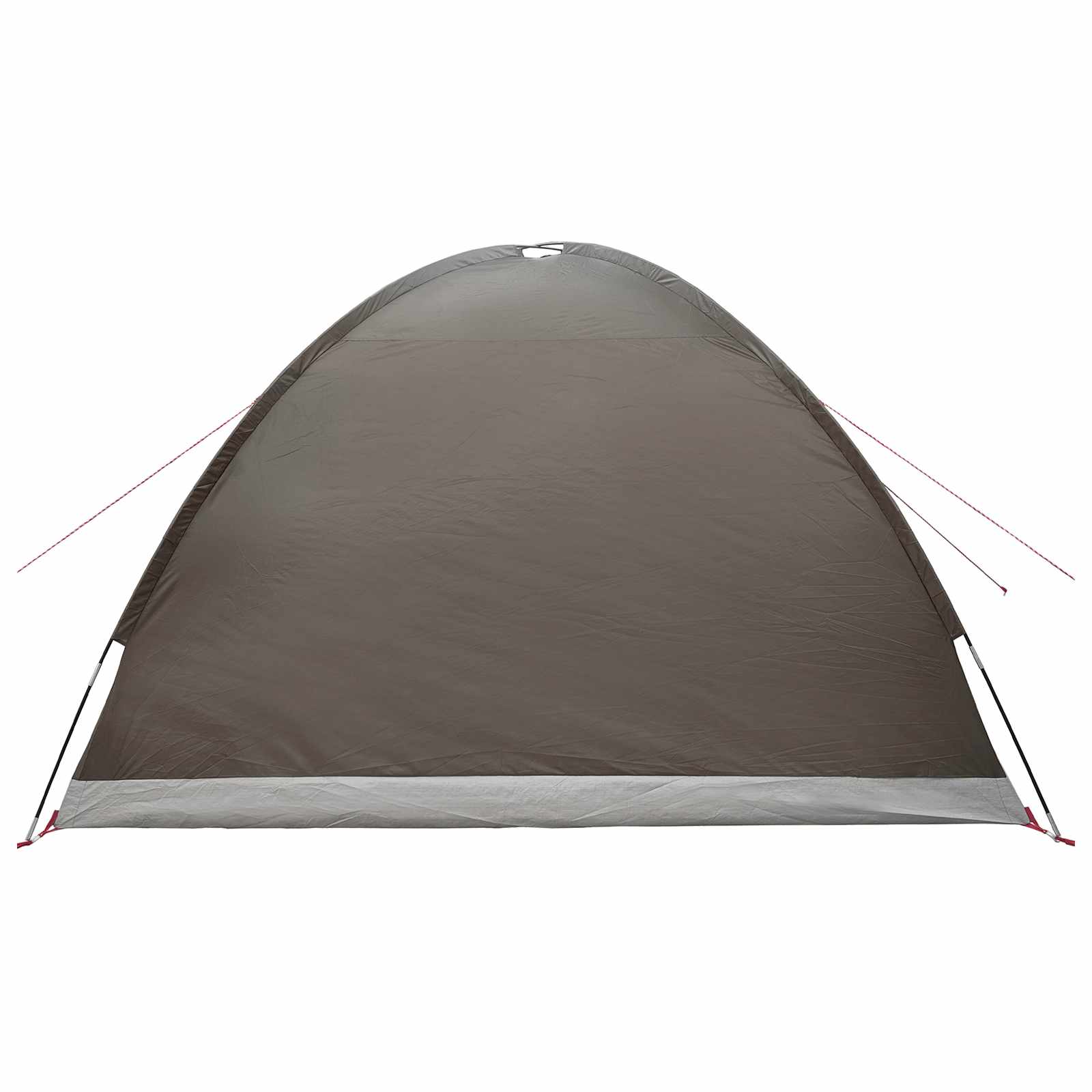 Tenda Capanna 6 persona Marrone grigio Poliestere e Acciaio