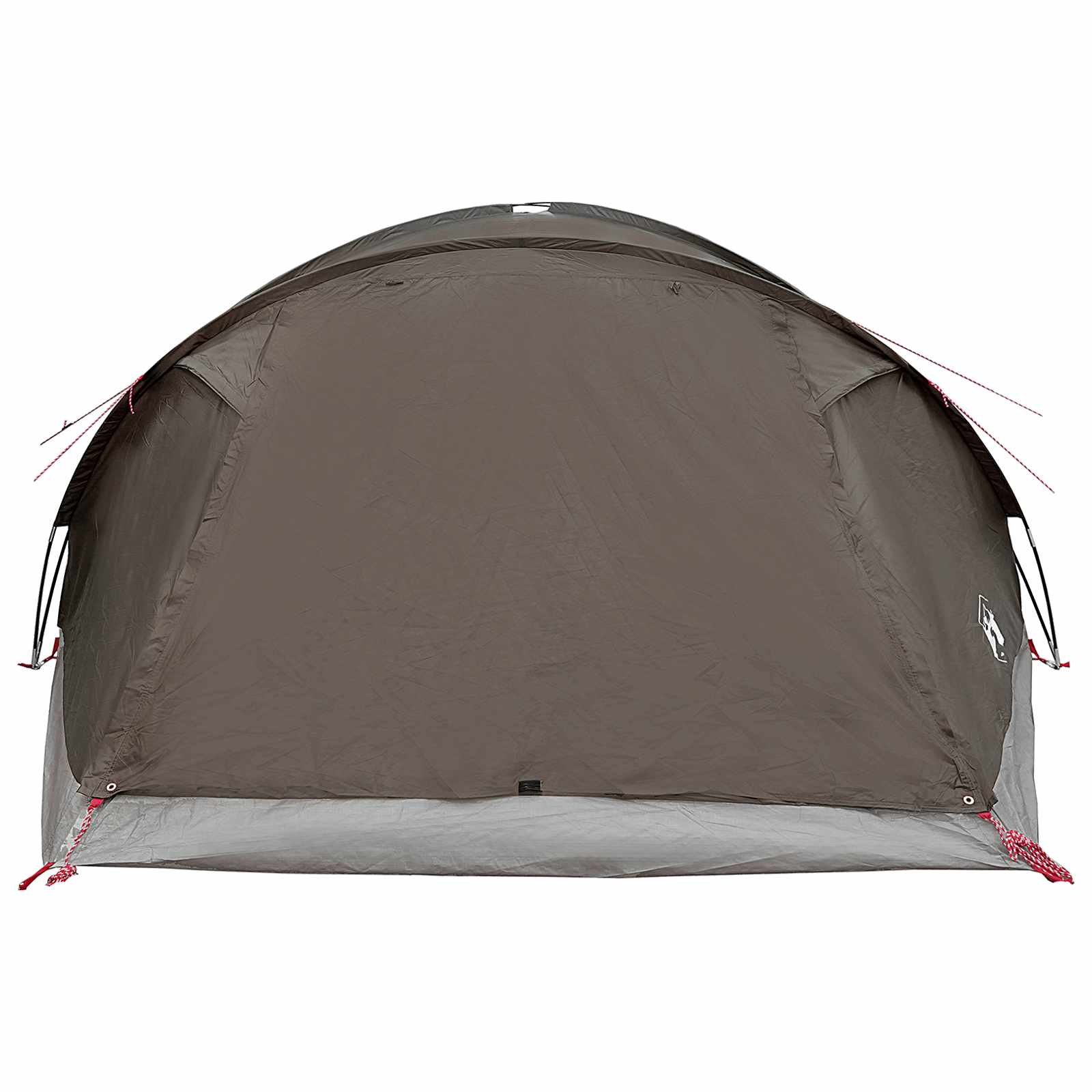 Tenda Capanna 8 persona Marrone grigio Poliestere e Acciaio