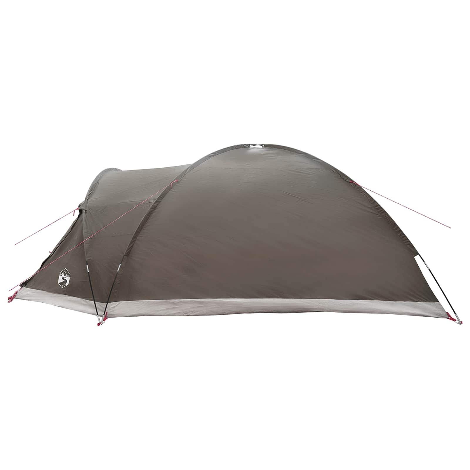 Tenda Capanna 8 persona Marrone grigio Poliestere e Acciaio