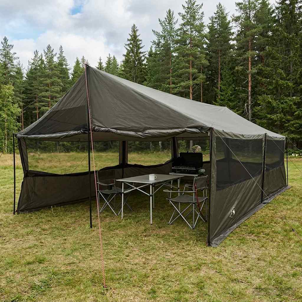 Tenda Familiare Marrone grigio 600 x 400 x 268 cm
