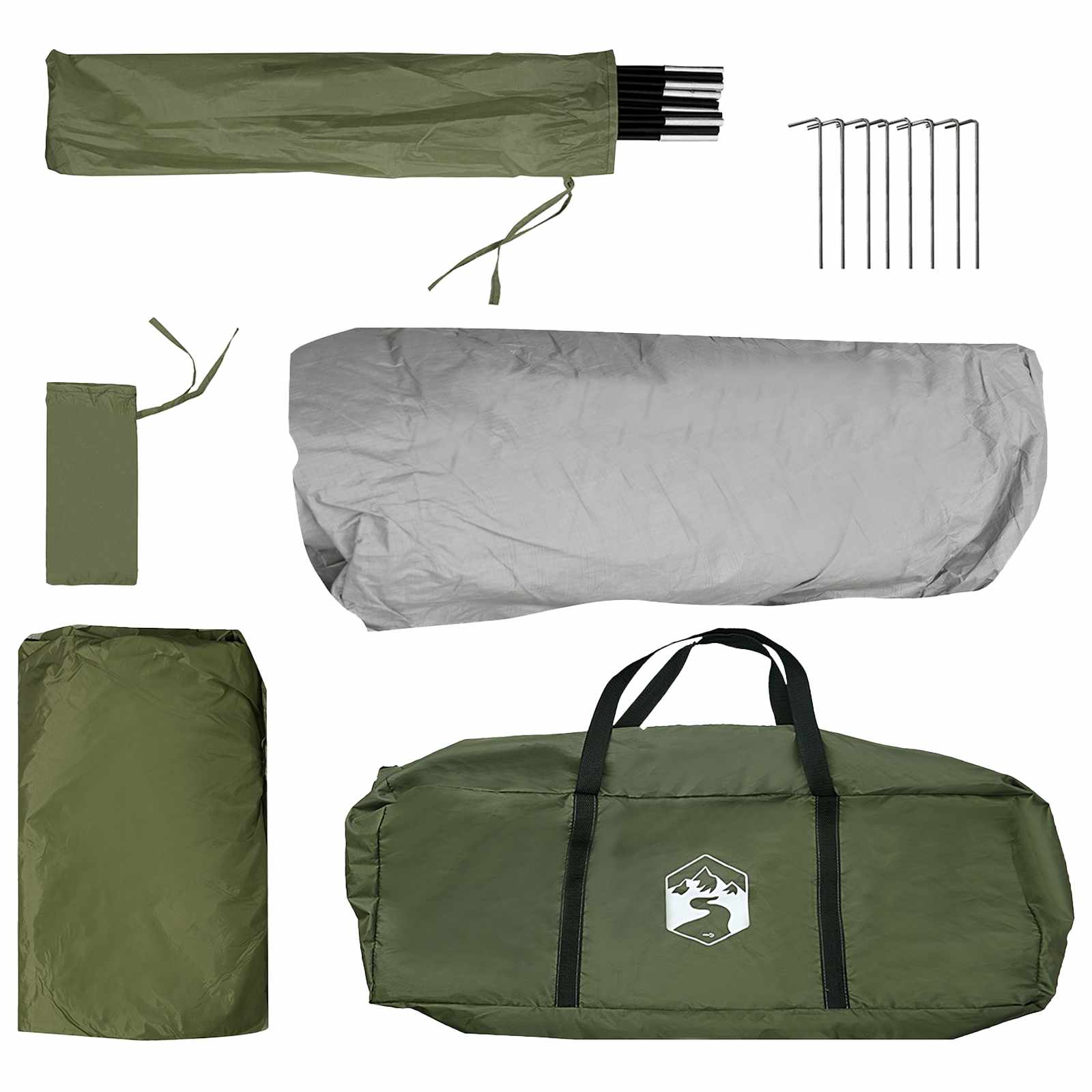 Tenda Istantanea Verde Oliva 305 x 215 x 140 cm