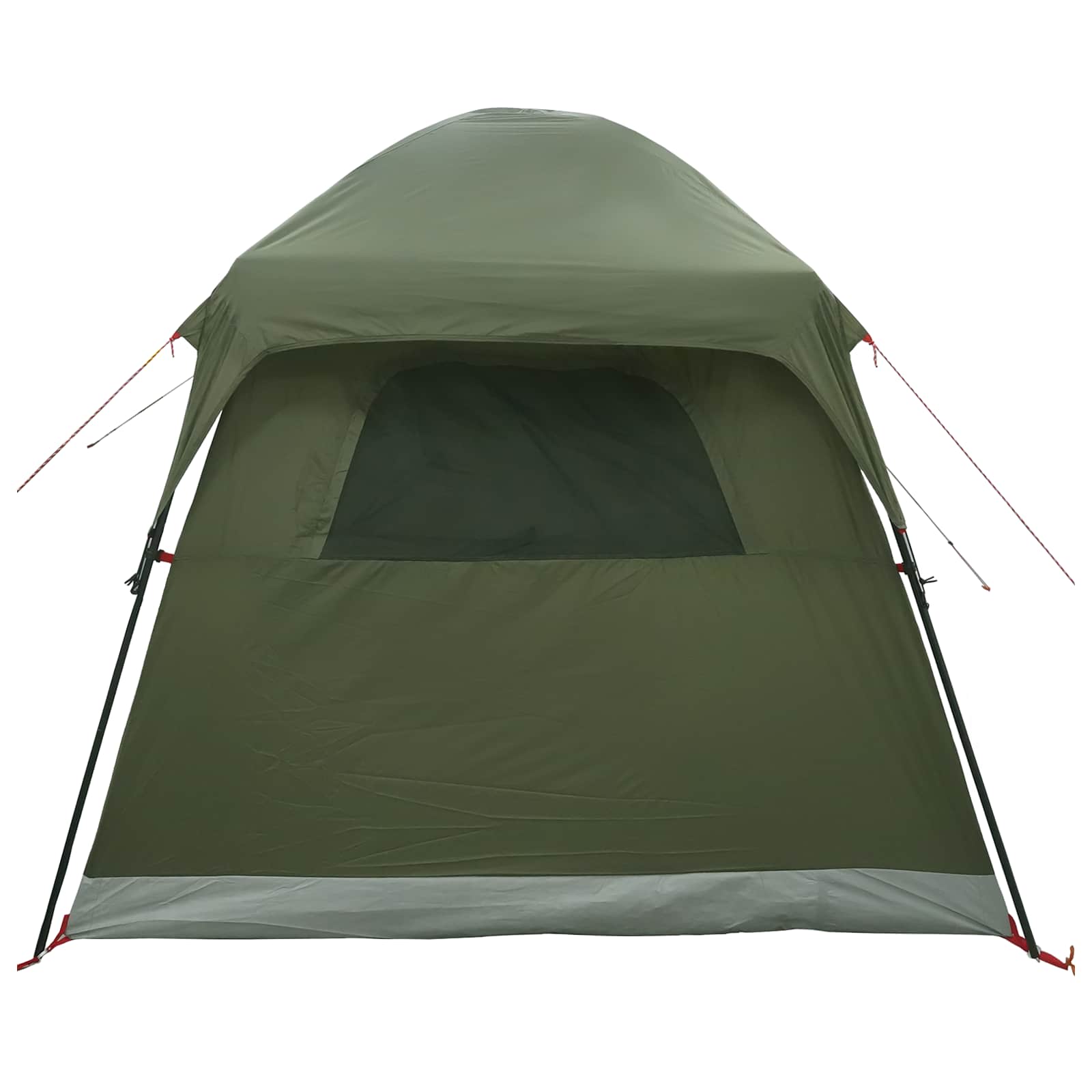 Tenda Capanna 4 persona Verde Oliva Poliestere e Acciaio