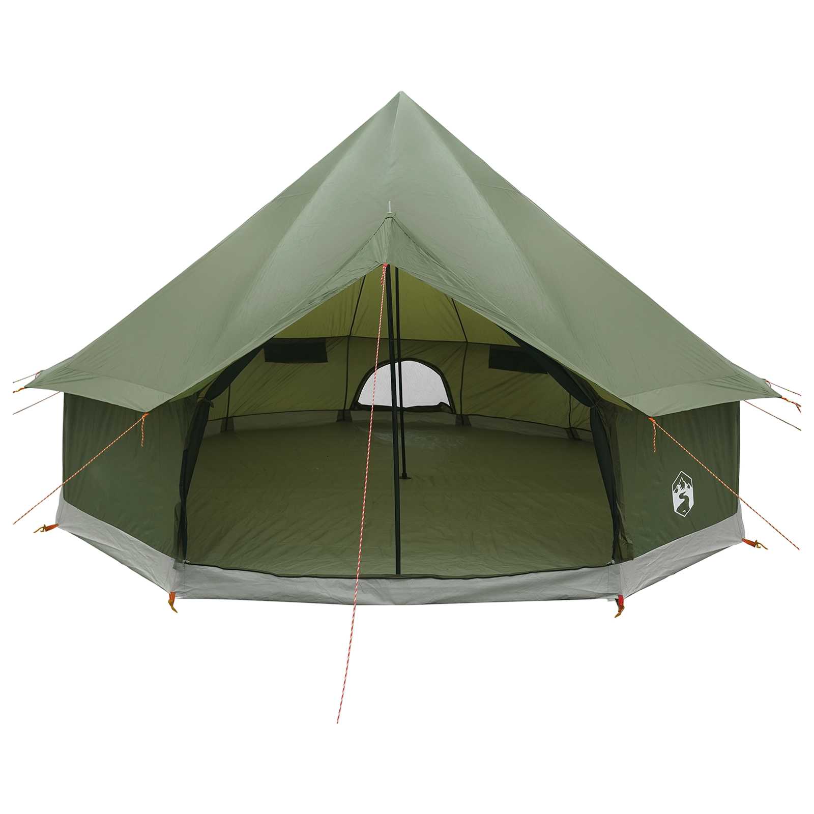 Tenda Tipi 6 persona Verde militare Poliestere e Acciaio