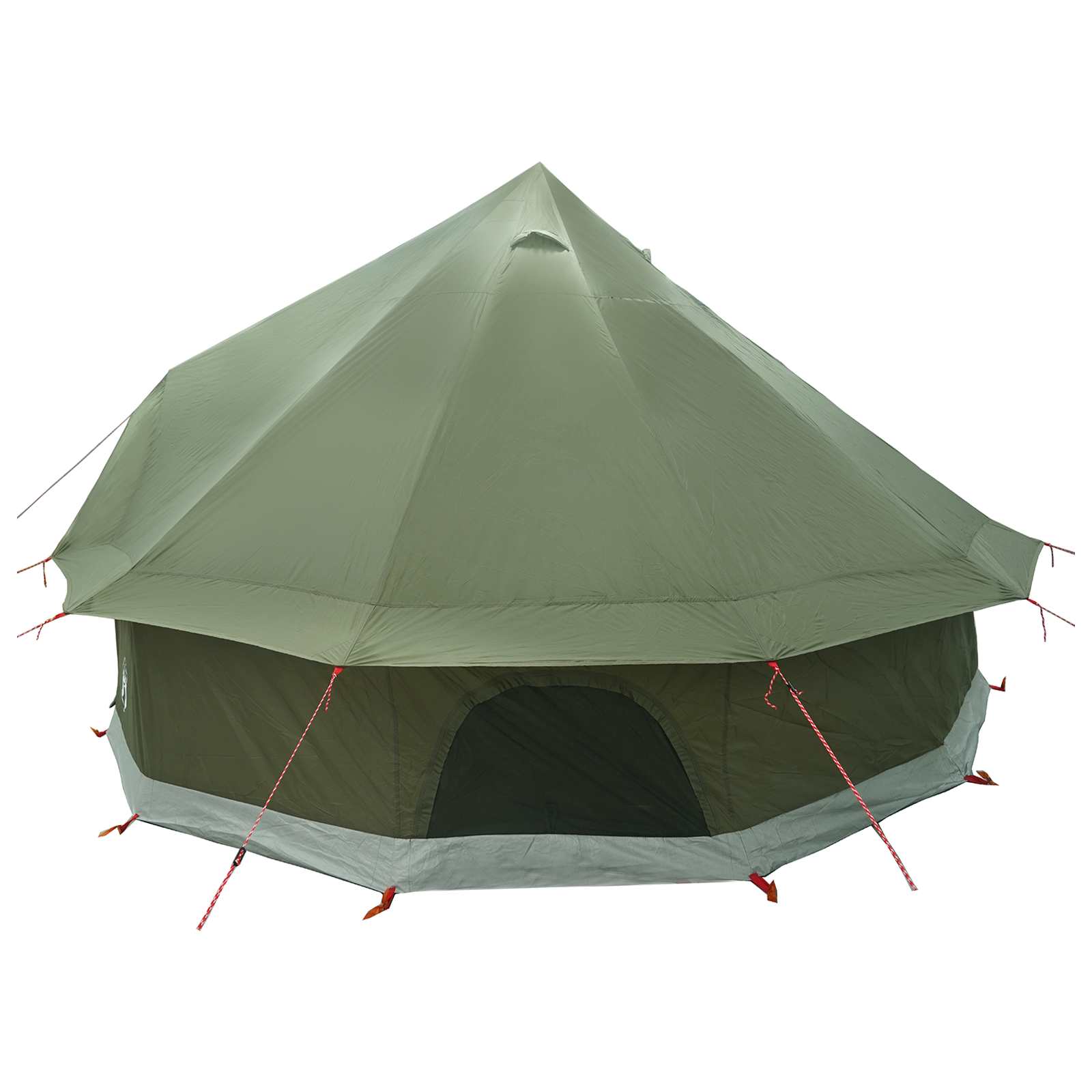 Tenda Tipi 6 persona Verde militare Poliestere e Acciaio