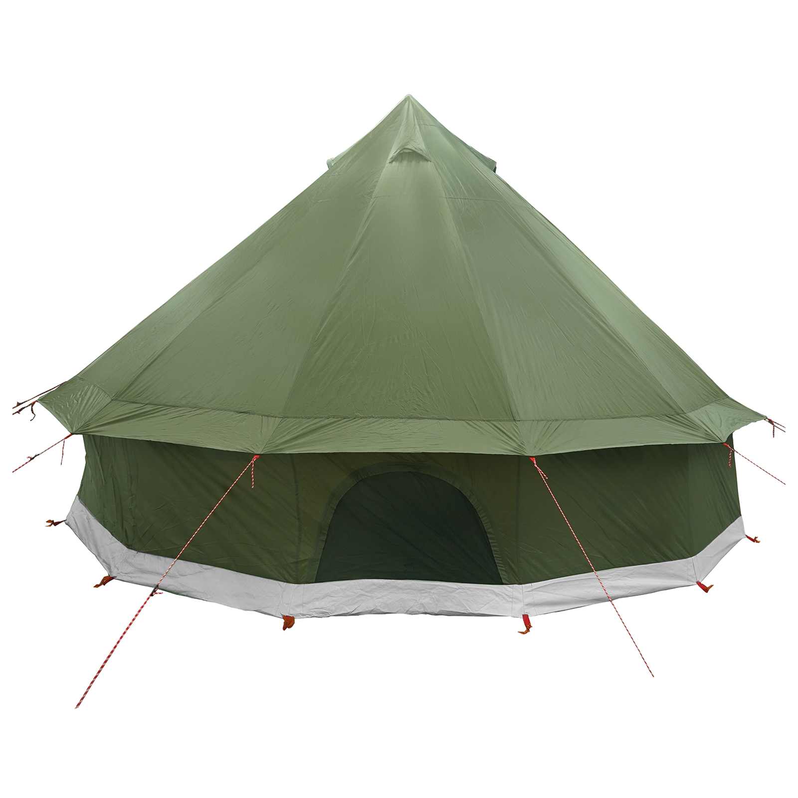 Tenda Tipi 6 persona Verde militare Poliestere e Acciaio