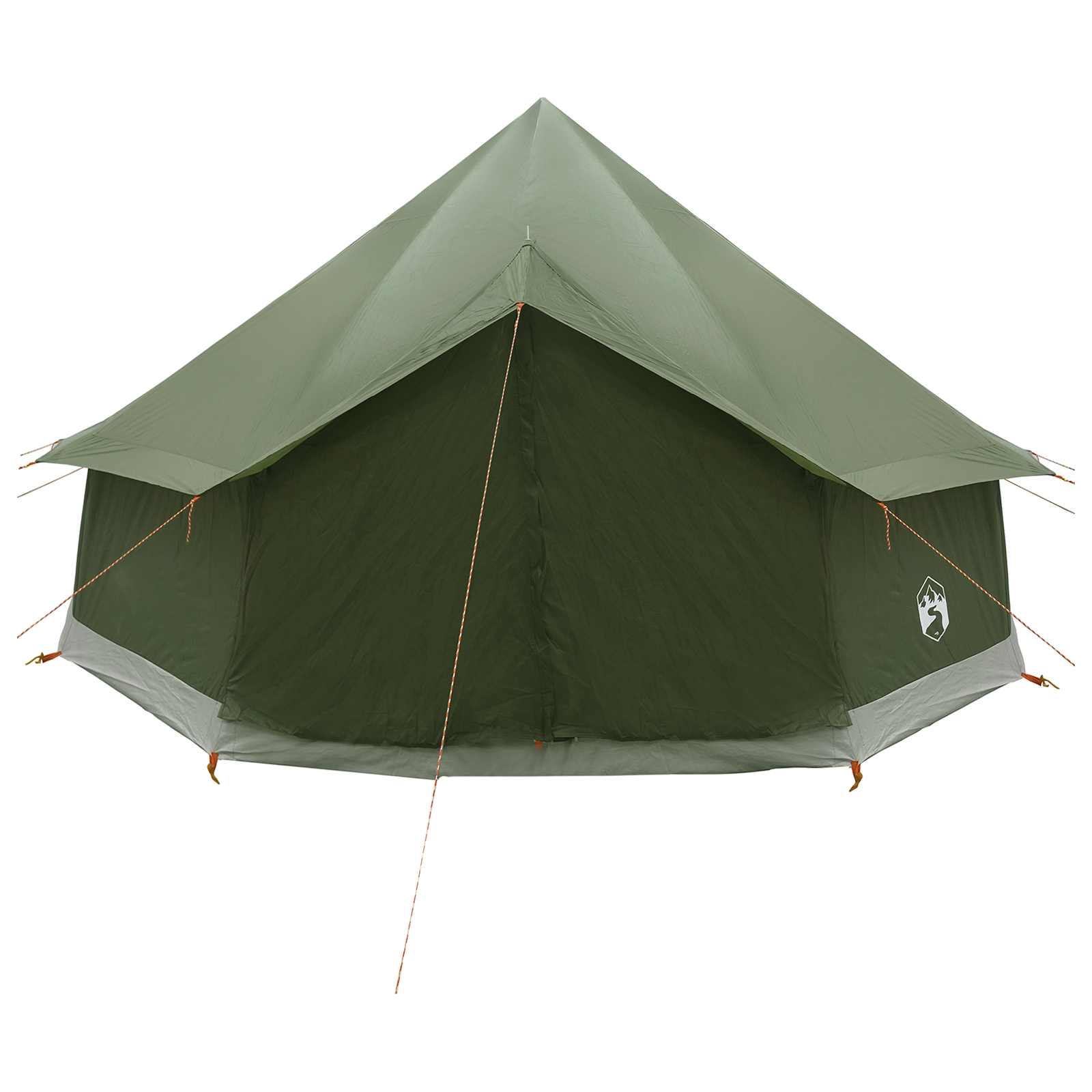 Tenda Tipi 8 persona Verde militare Poliestere e Acciaio