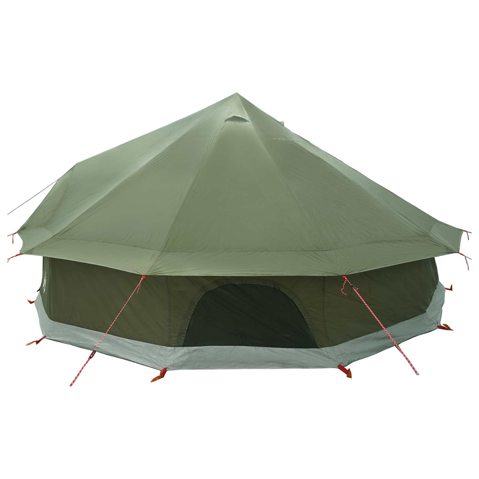Tenda Tipi 12 persona Verde militare Poliestere e Acciaio