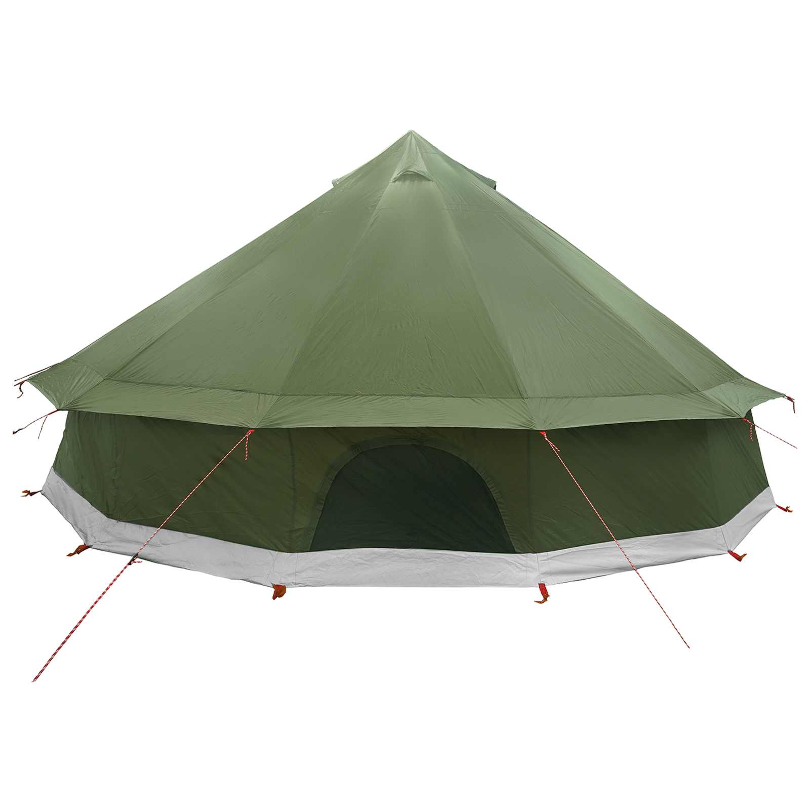 Tenda Tipi 12 persona Verde militare Poliestere e Acciaio