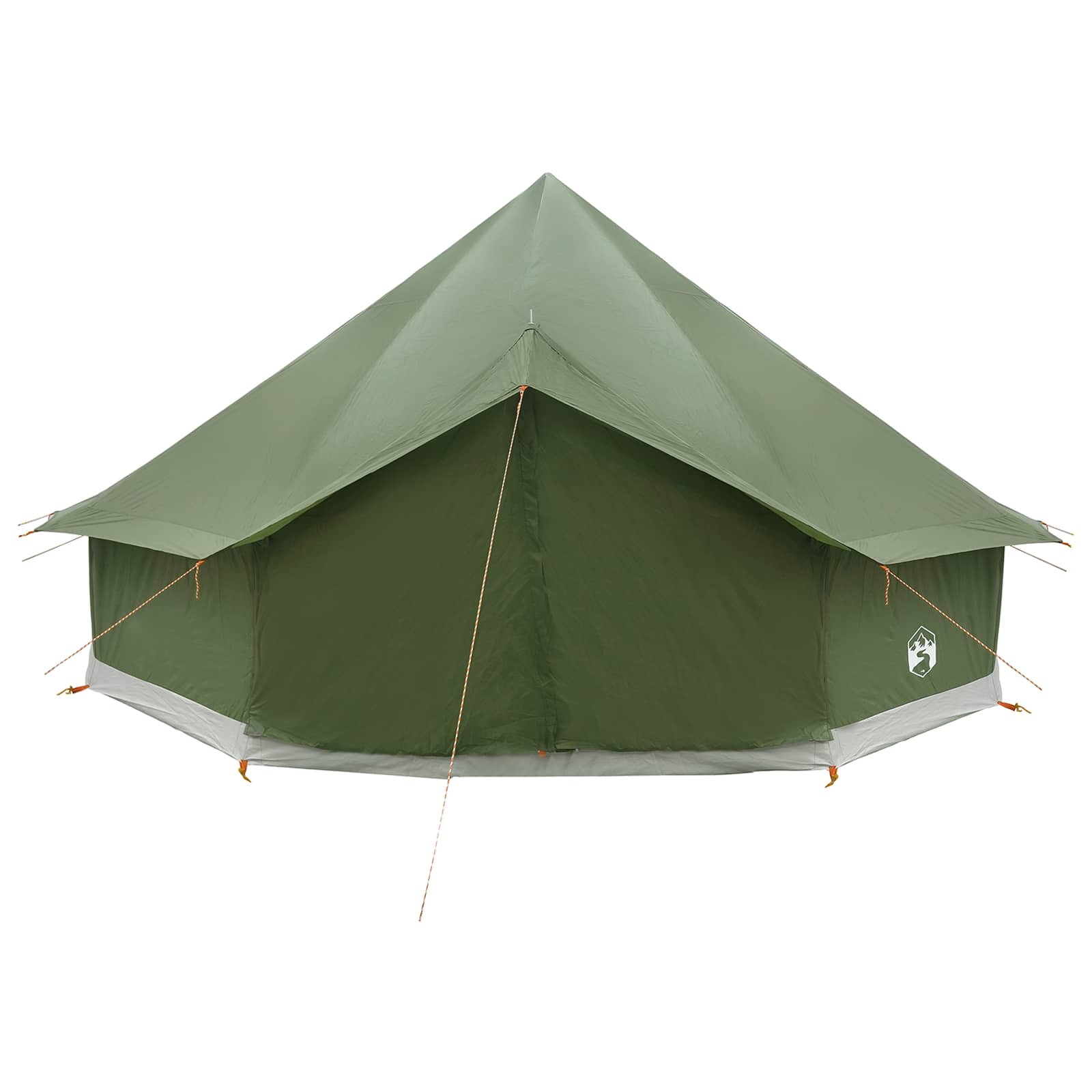 Tenda Tipi 10 persona Verde militare Poliestere e Acciaio