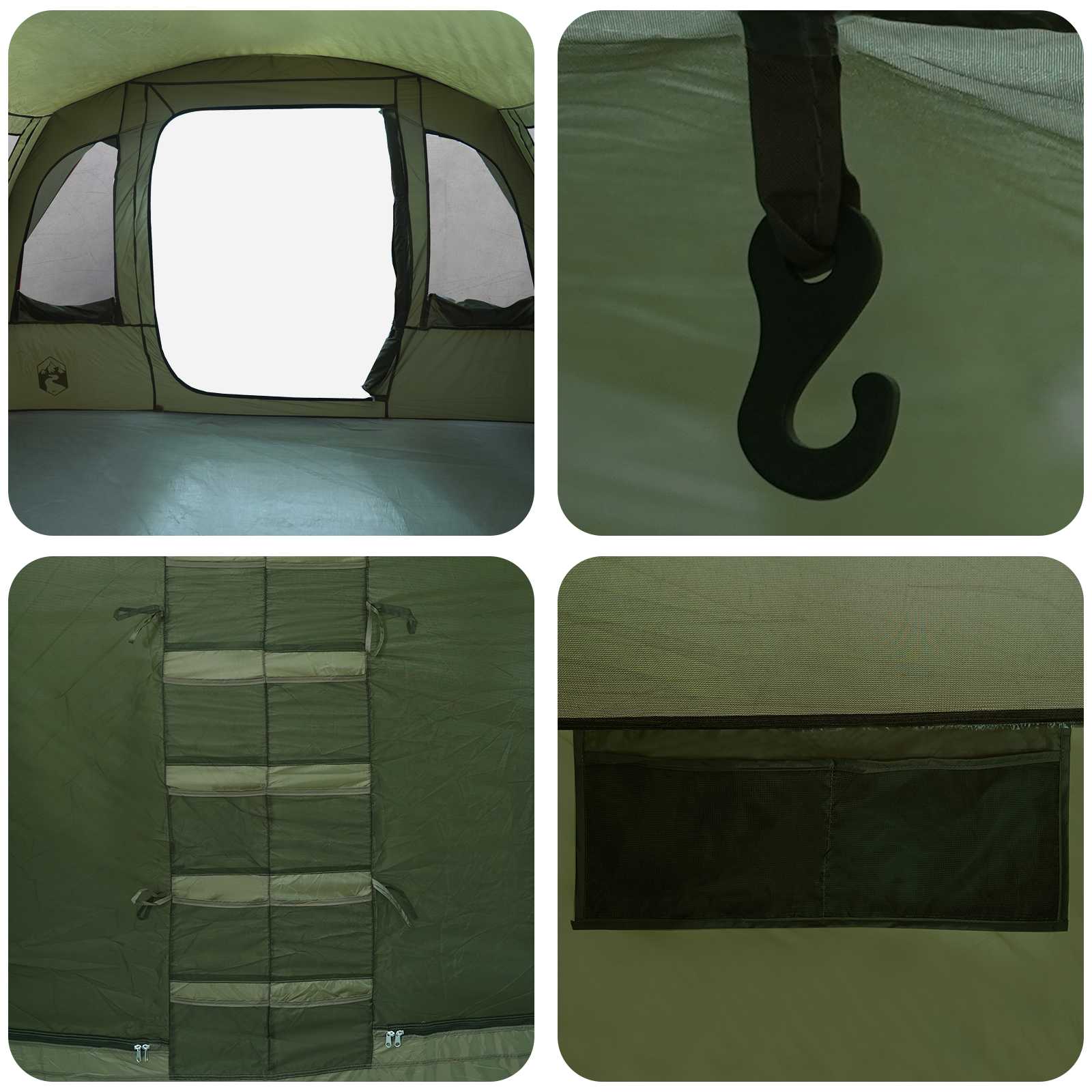 Tenda a tunnel Verde Oliva 427 x 315 x 178 cm
