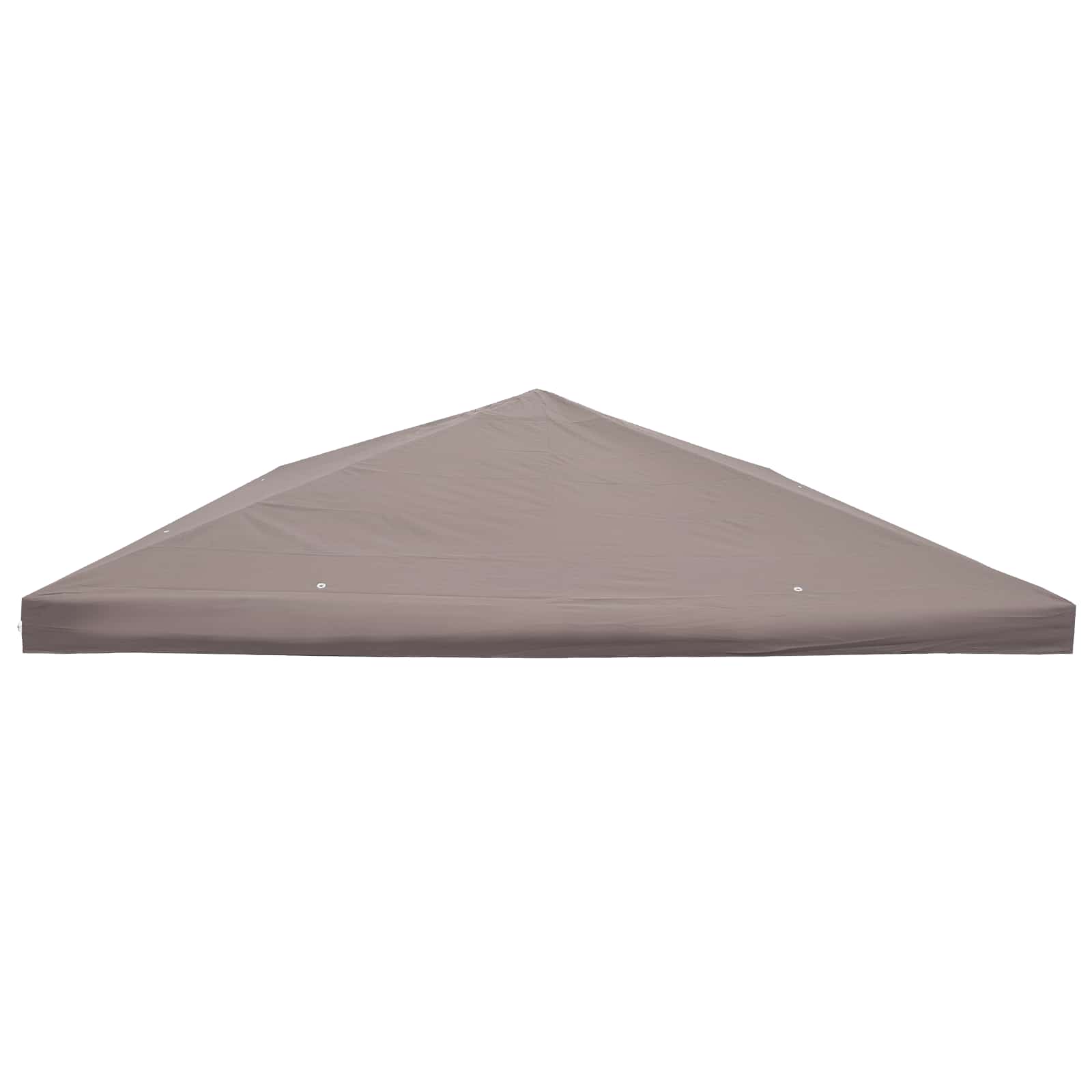 Copertura per Gazebo Tortora 300 x 300 cm Poliestere e Acciaio
