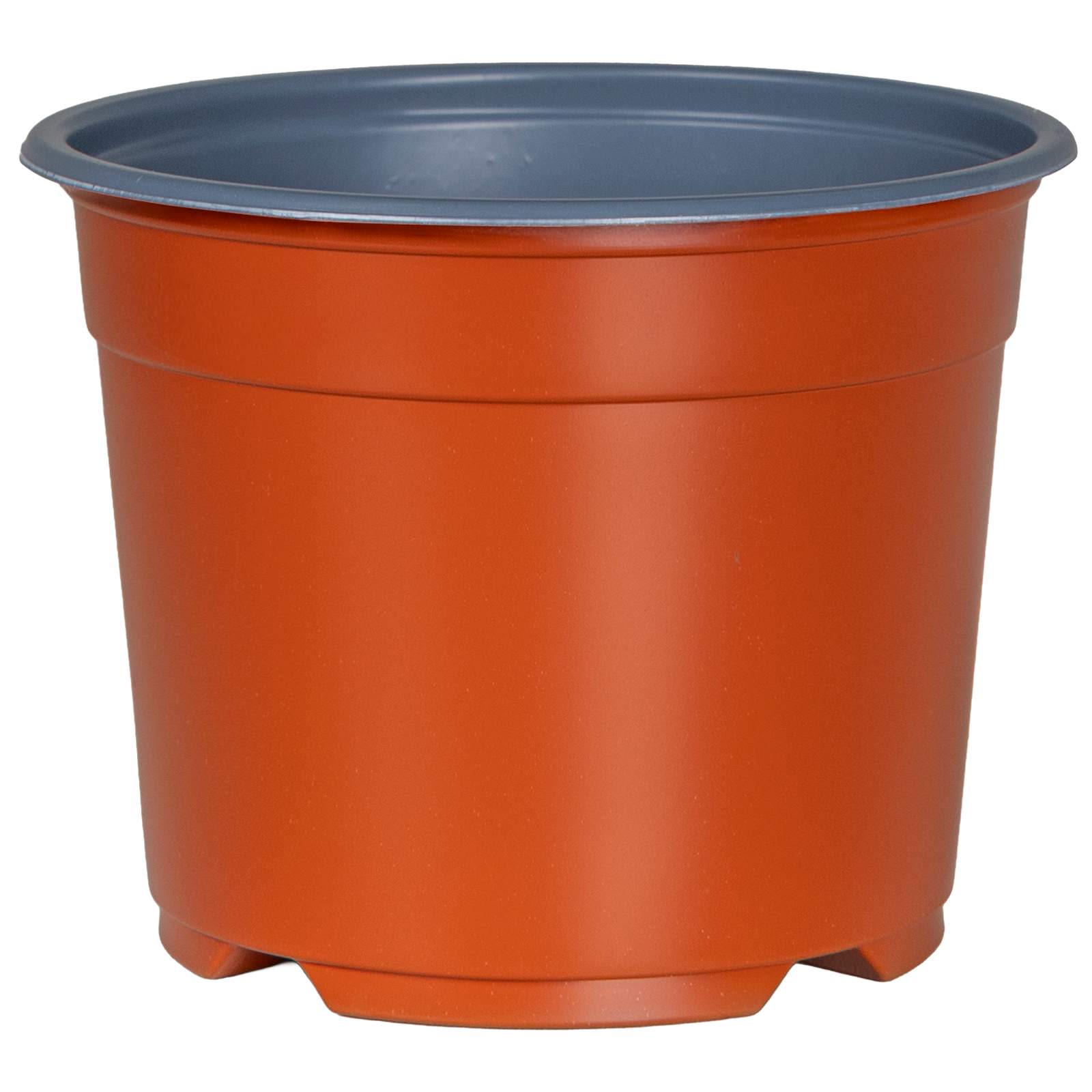 Vaso Rotondo per Fiori 100 pz Terracotta Ø 10 x 8 cm Plastica